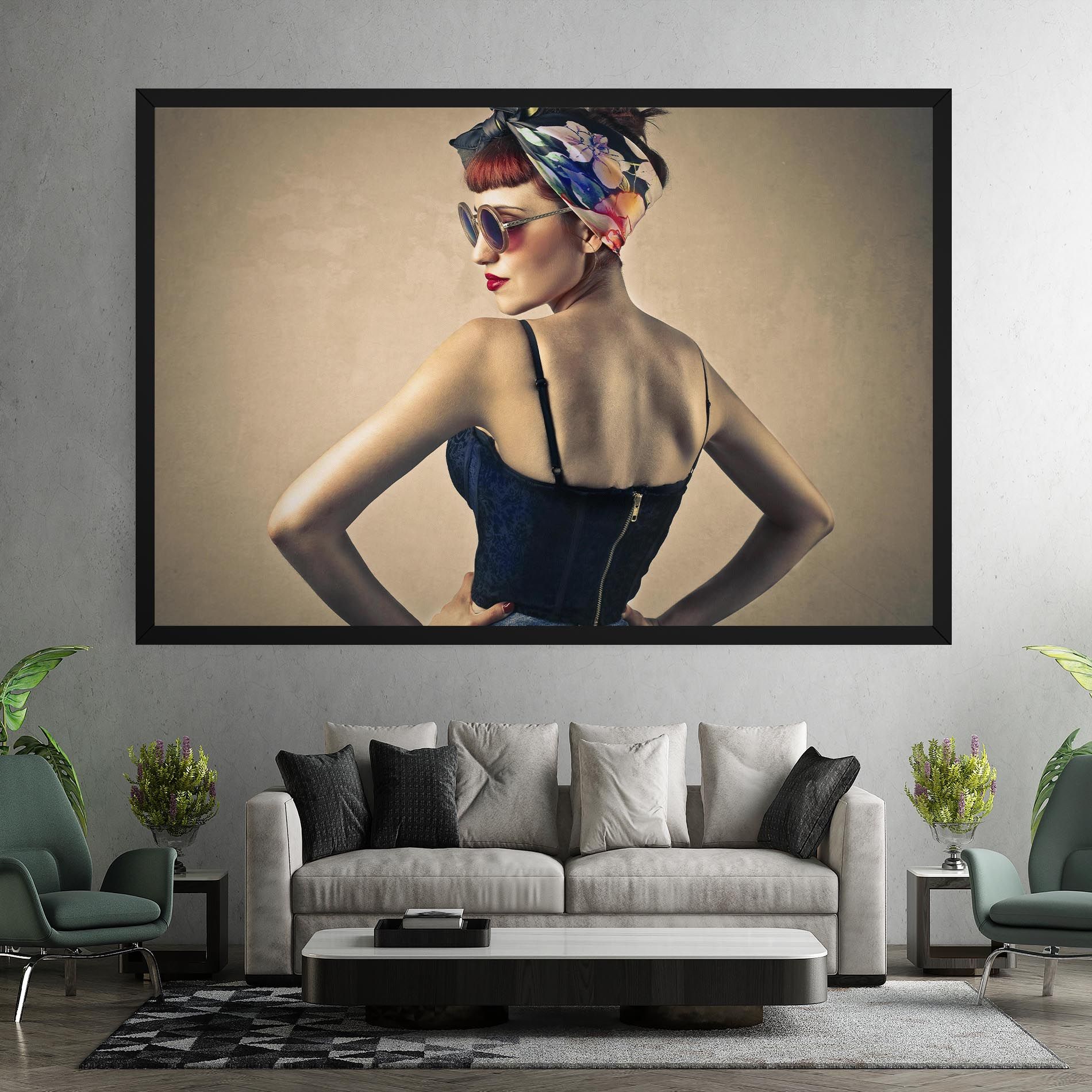 Pin Up Girl mockup 7
