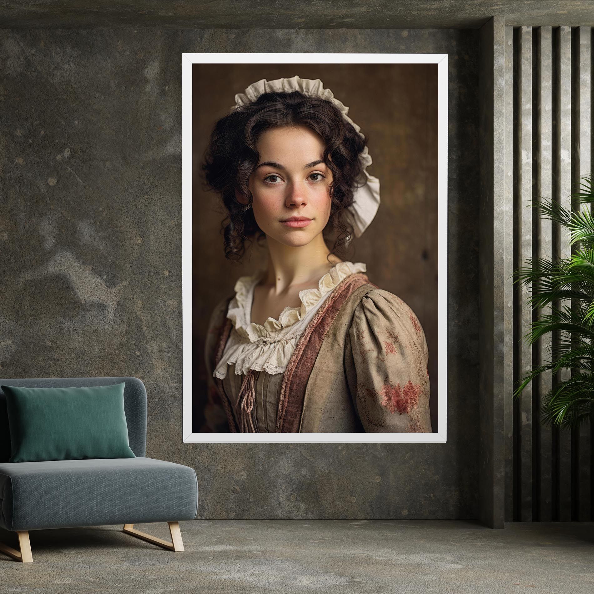 Light Green Dress mockup 7