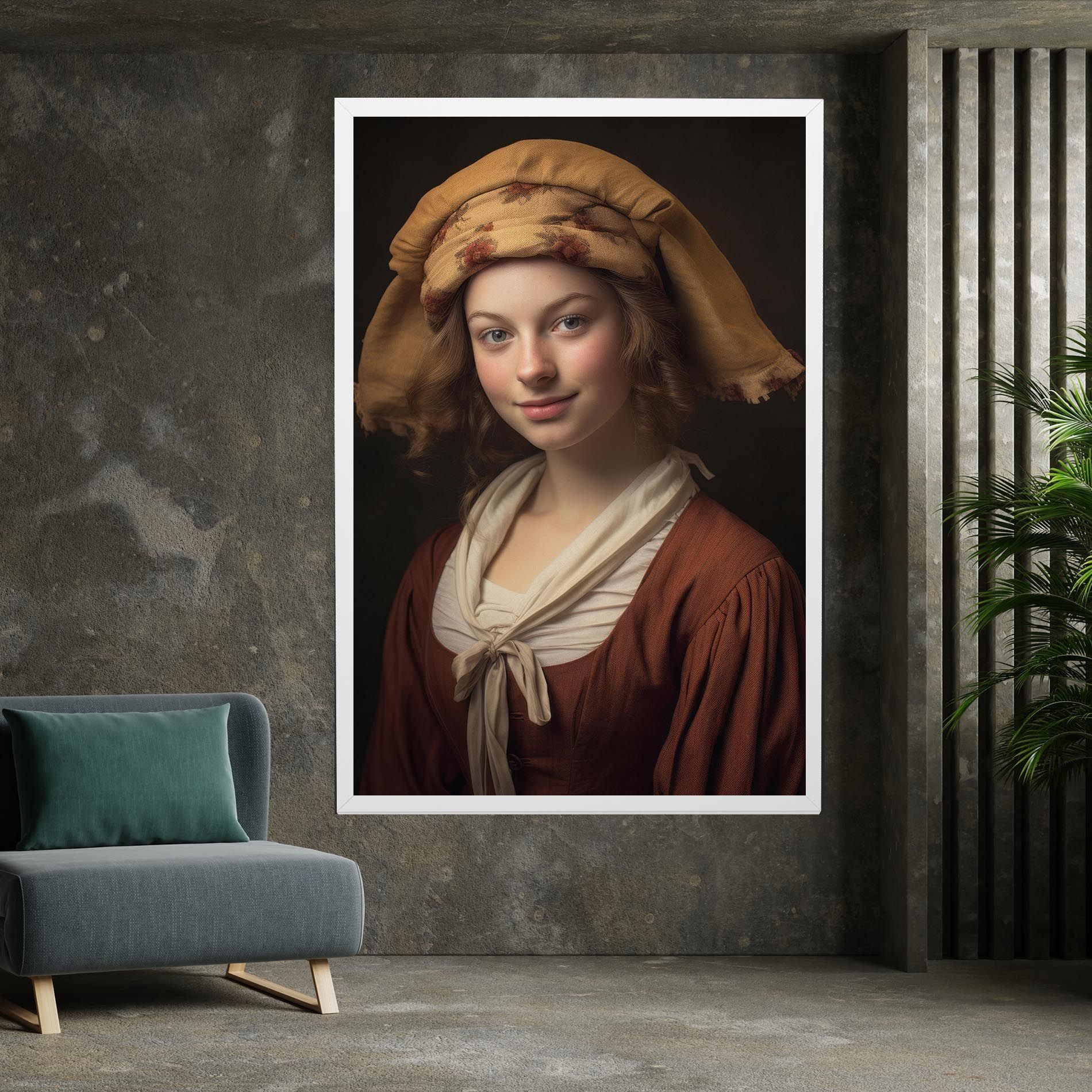 Young Vintage Woman mockup 7