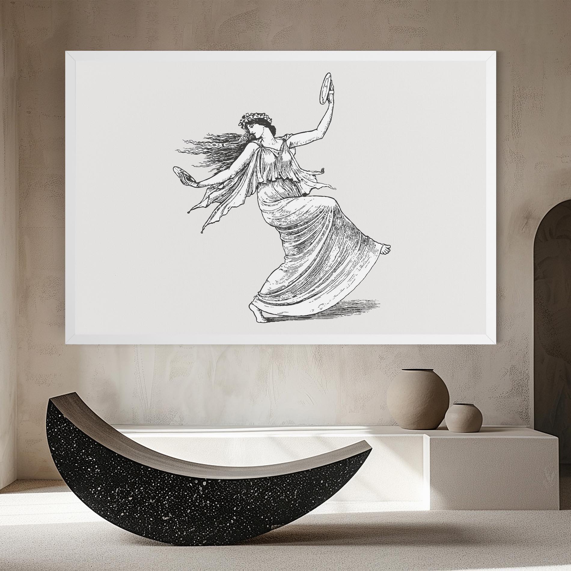 Картина на платно Vintage Dance mockup 8