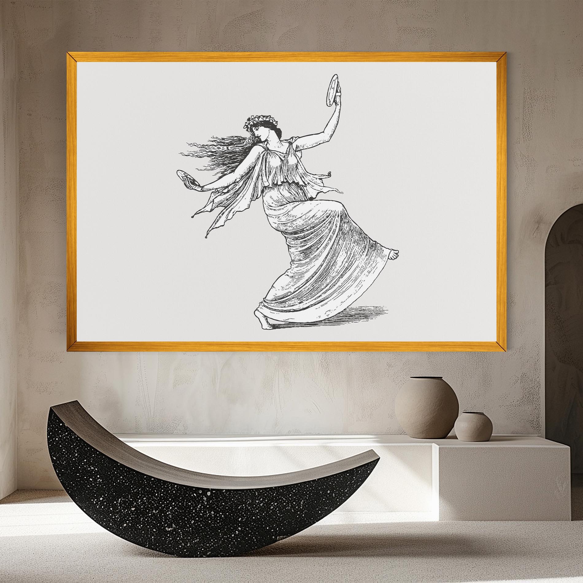 Картина на платно Vintage Dance mockup 8