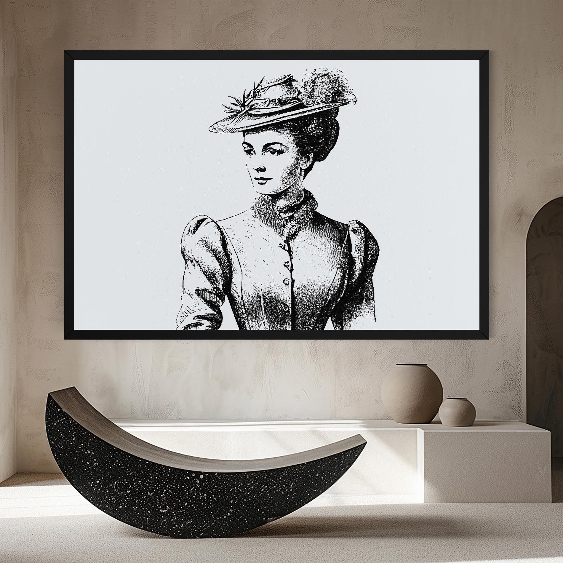 Noble Lady Hat mockup 8