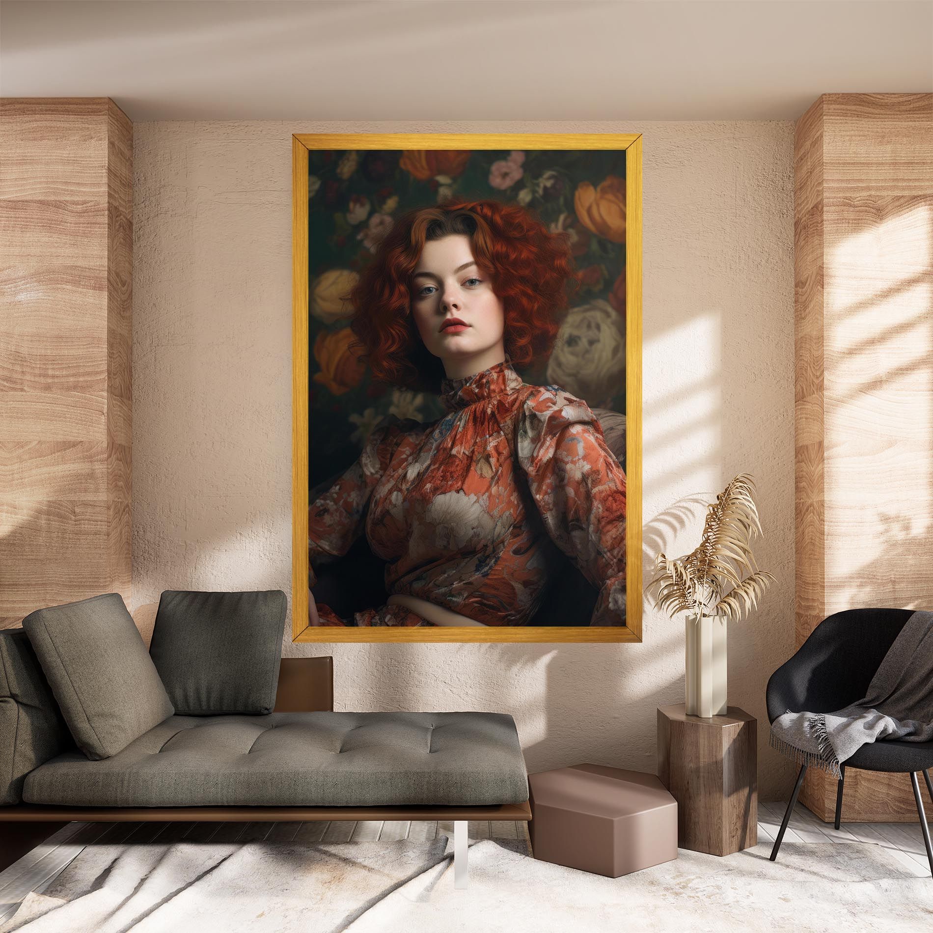 Red Vintage Hair mockup 8