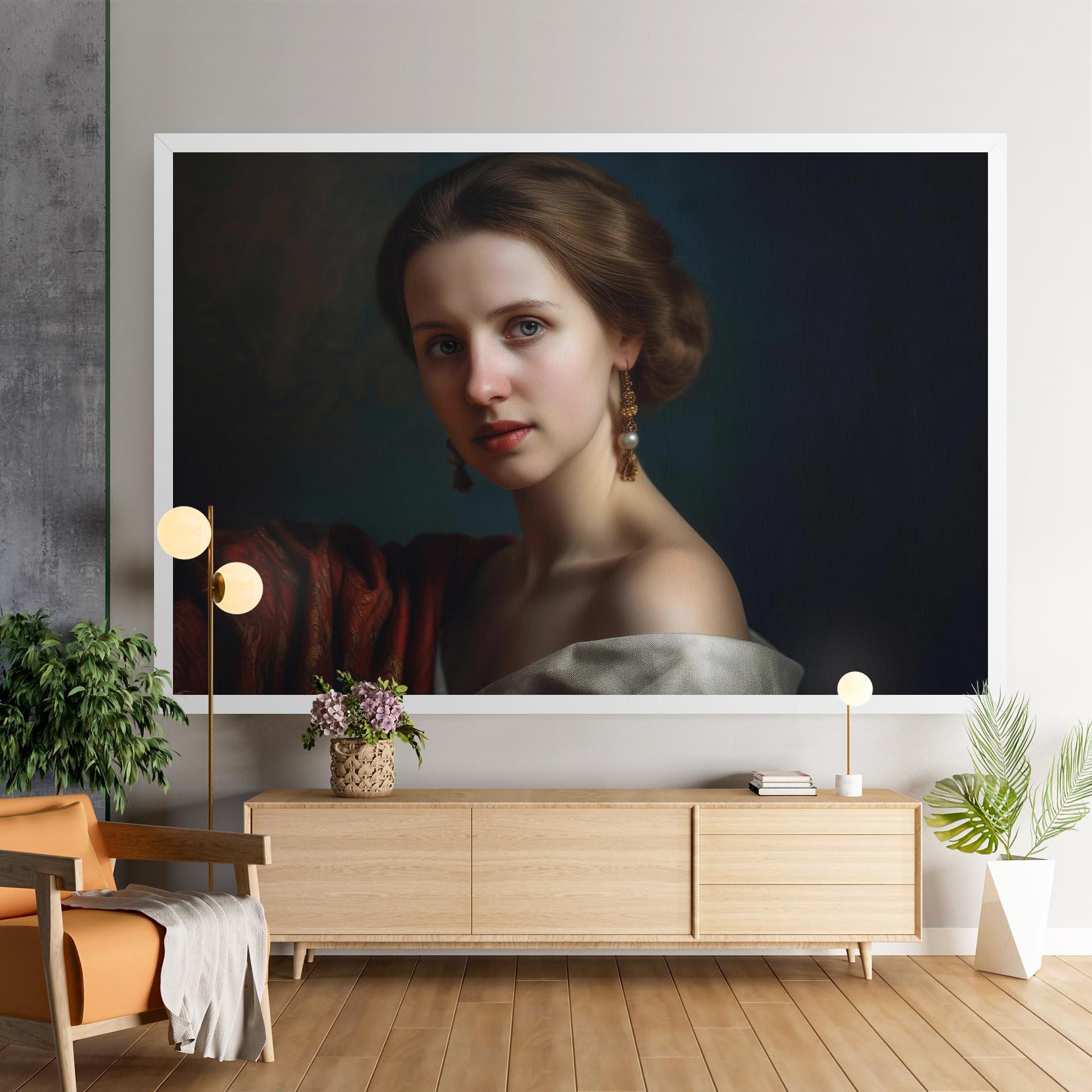 Картина на платно Classical Painting mockup 9