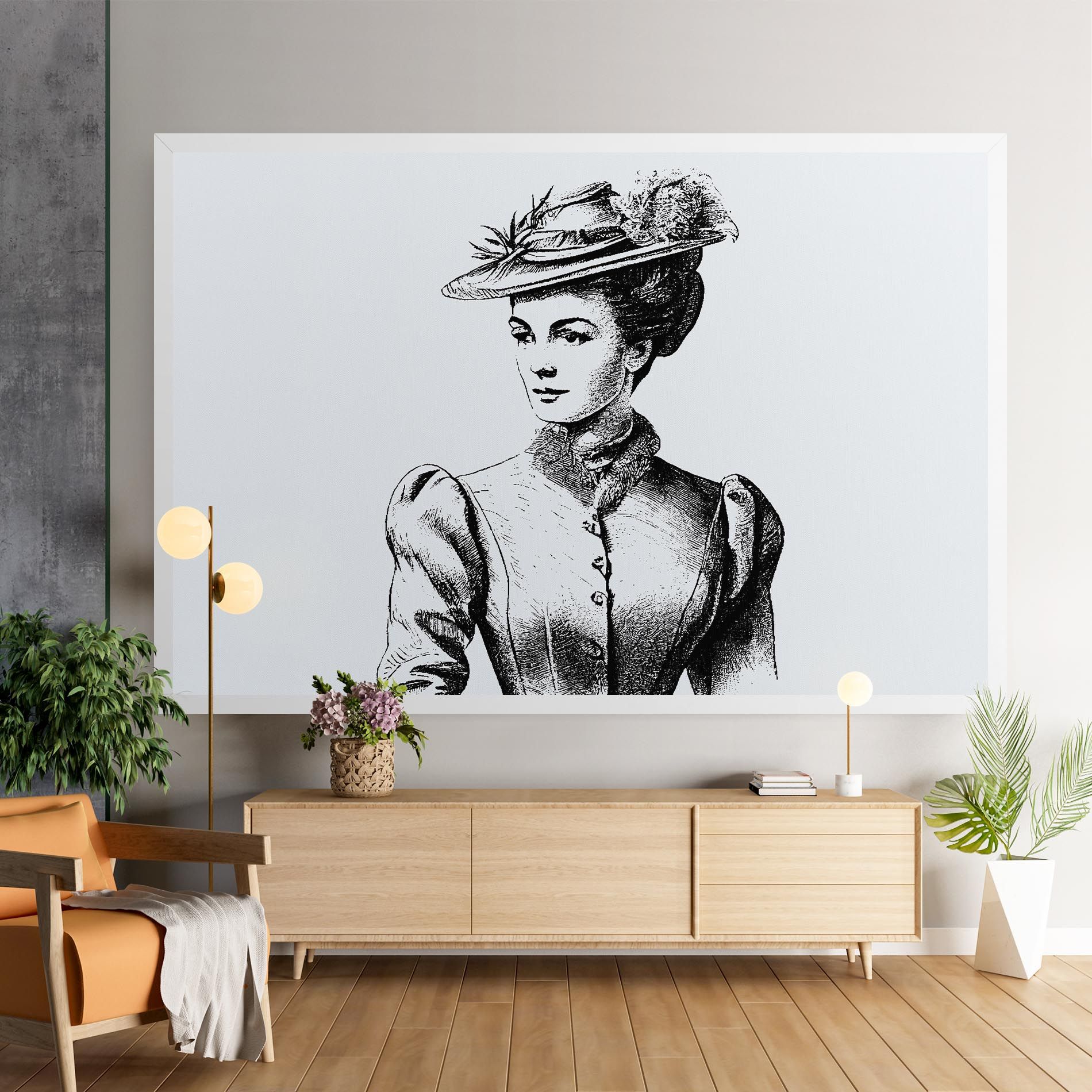 Noble Lady Hat mockup 9