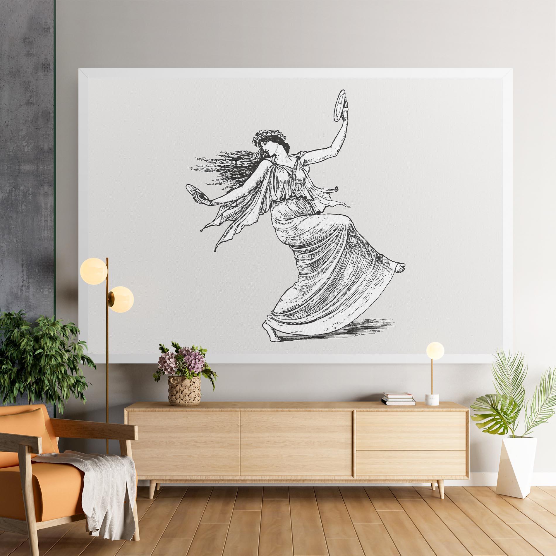 Картина на платно Vintage Dance mockup 9