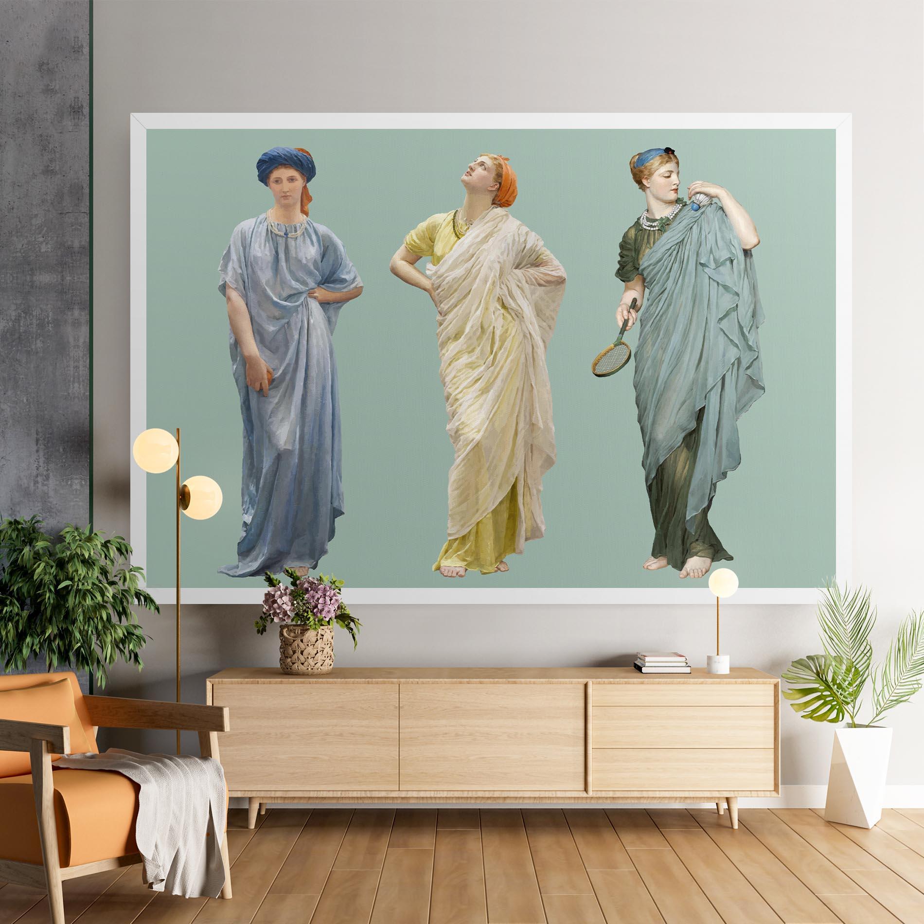 Картина на платно Vintage Looking Up mockup 9