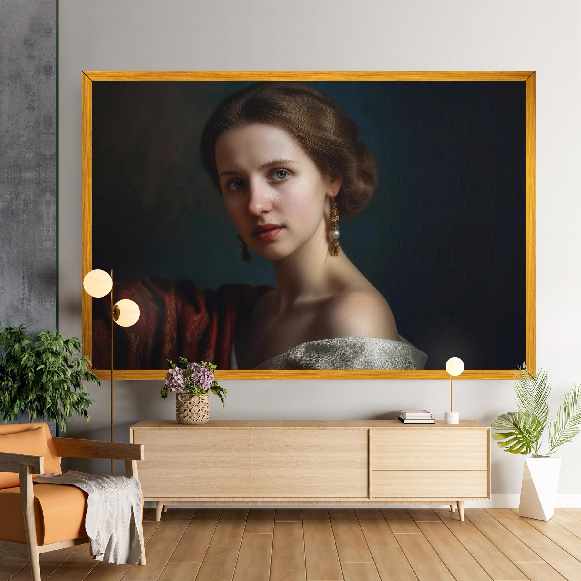 Картина на платно Classical Painting mockup 9