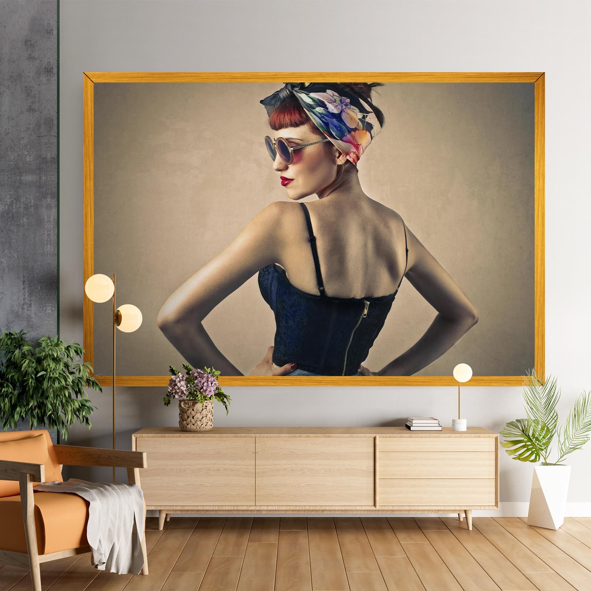 Pin Up Girl mockup 9