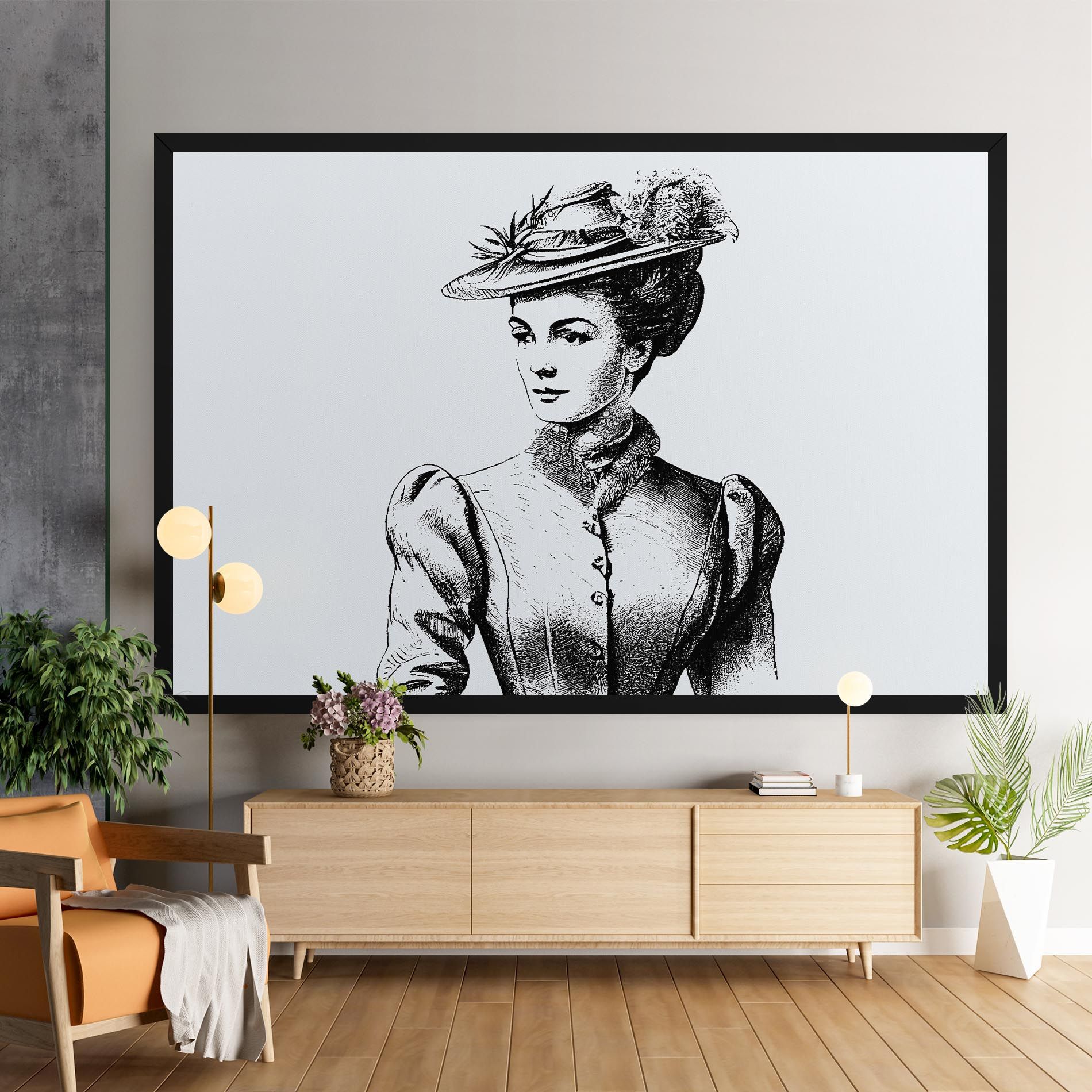 Noble Lady Hat mockup 9