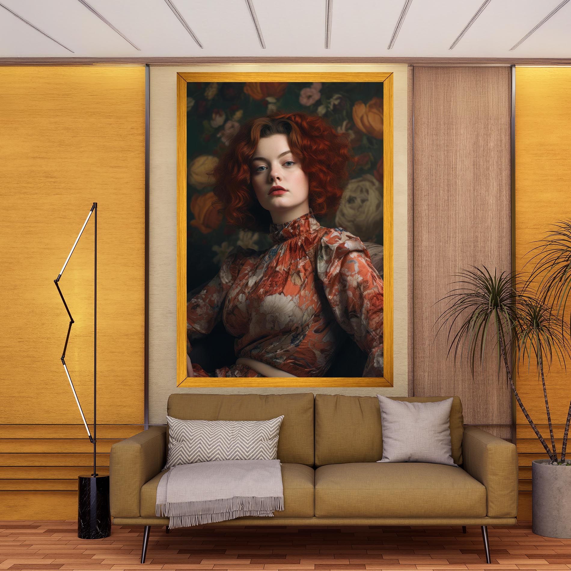 Red Vintage Hair mockup 9