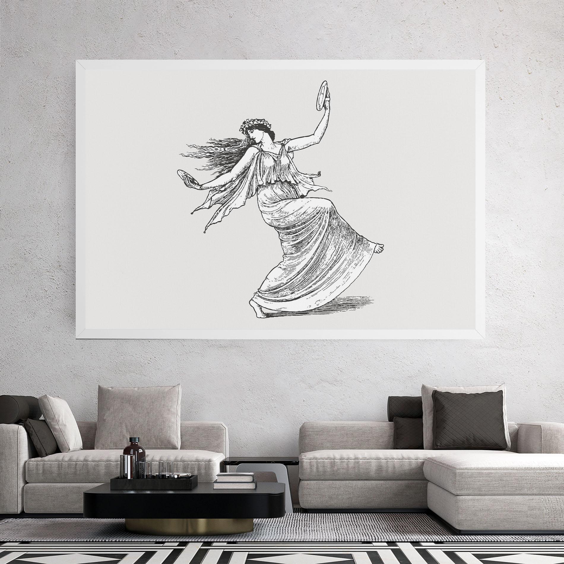 Картина на платно Vintage Dance mockup 2