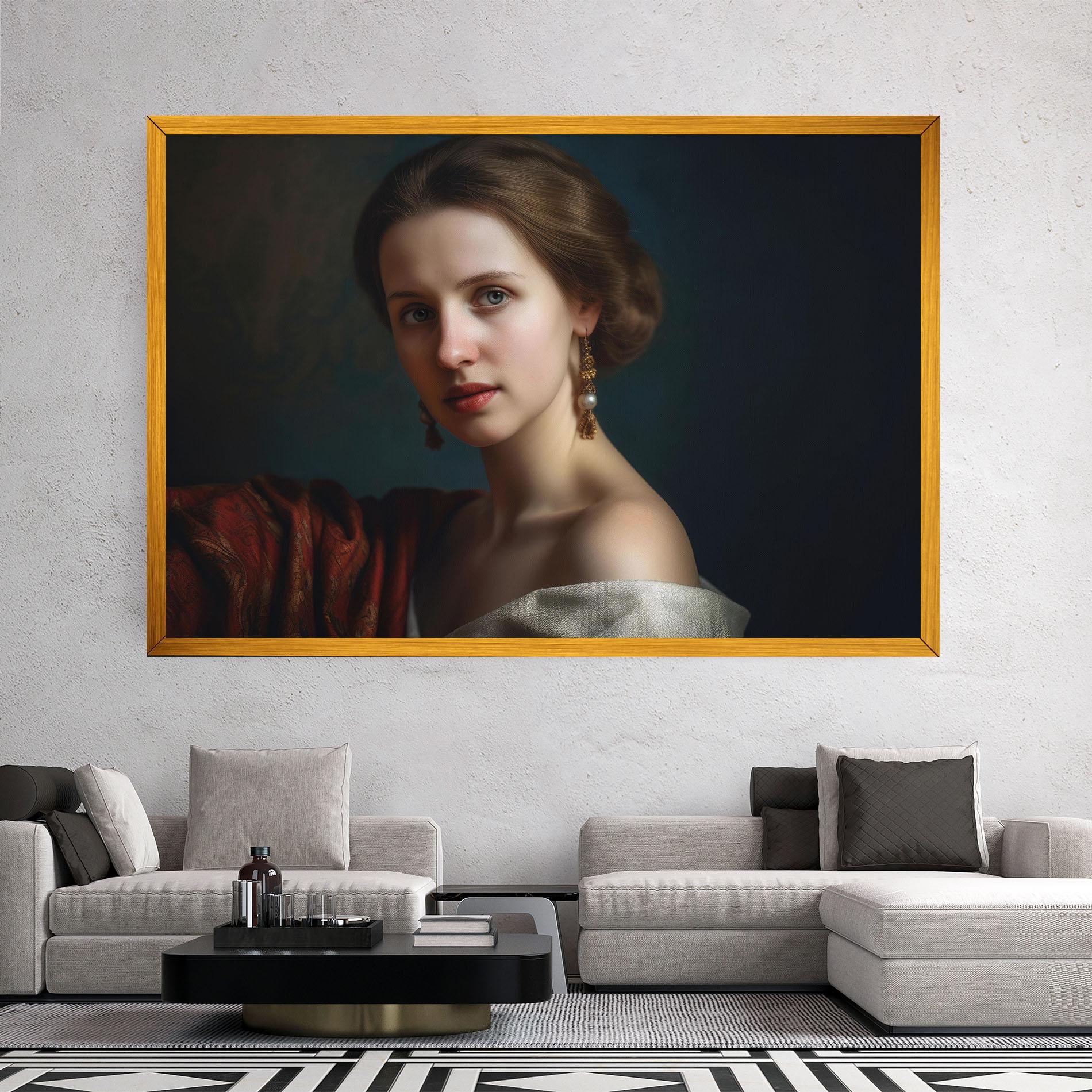 Картина на платно Classical Painting mockup 2