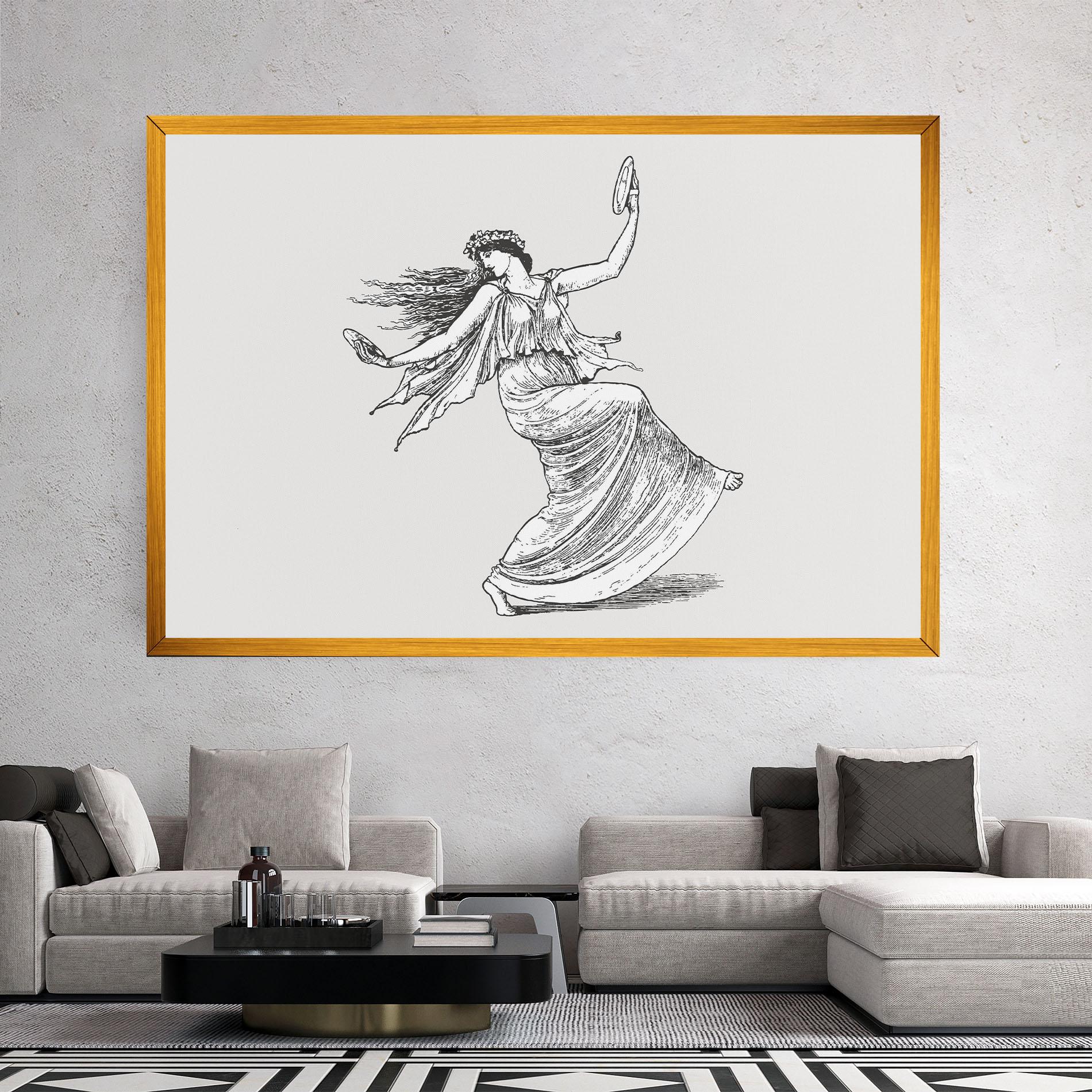 Картина на платно Vintage Dance mockup 2