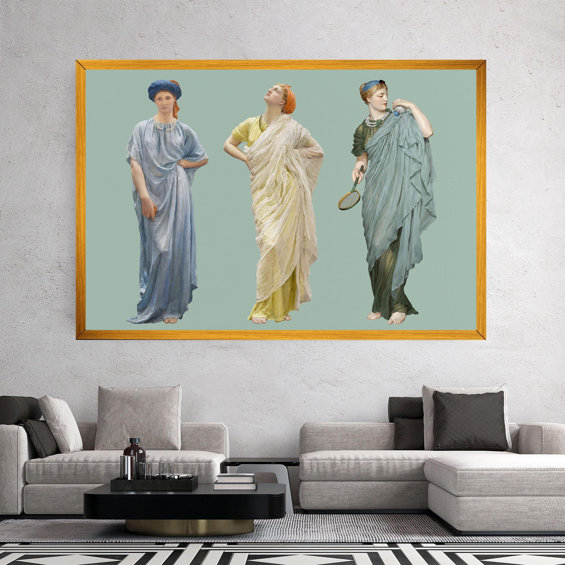 Картина на платно Vintage Looking Up mockup 2