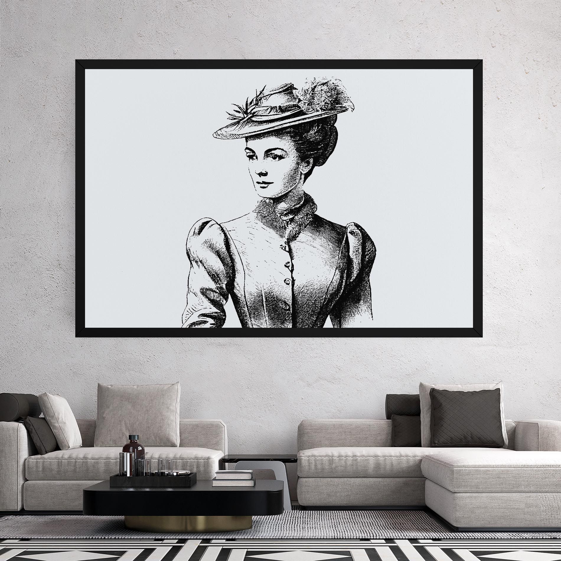 Noble Lady Hat mockup 2