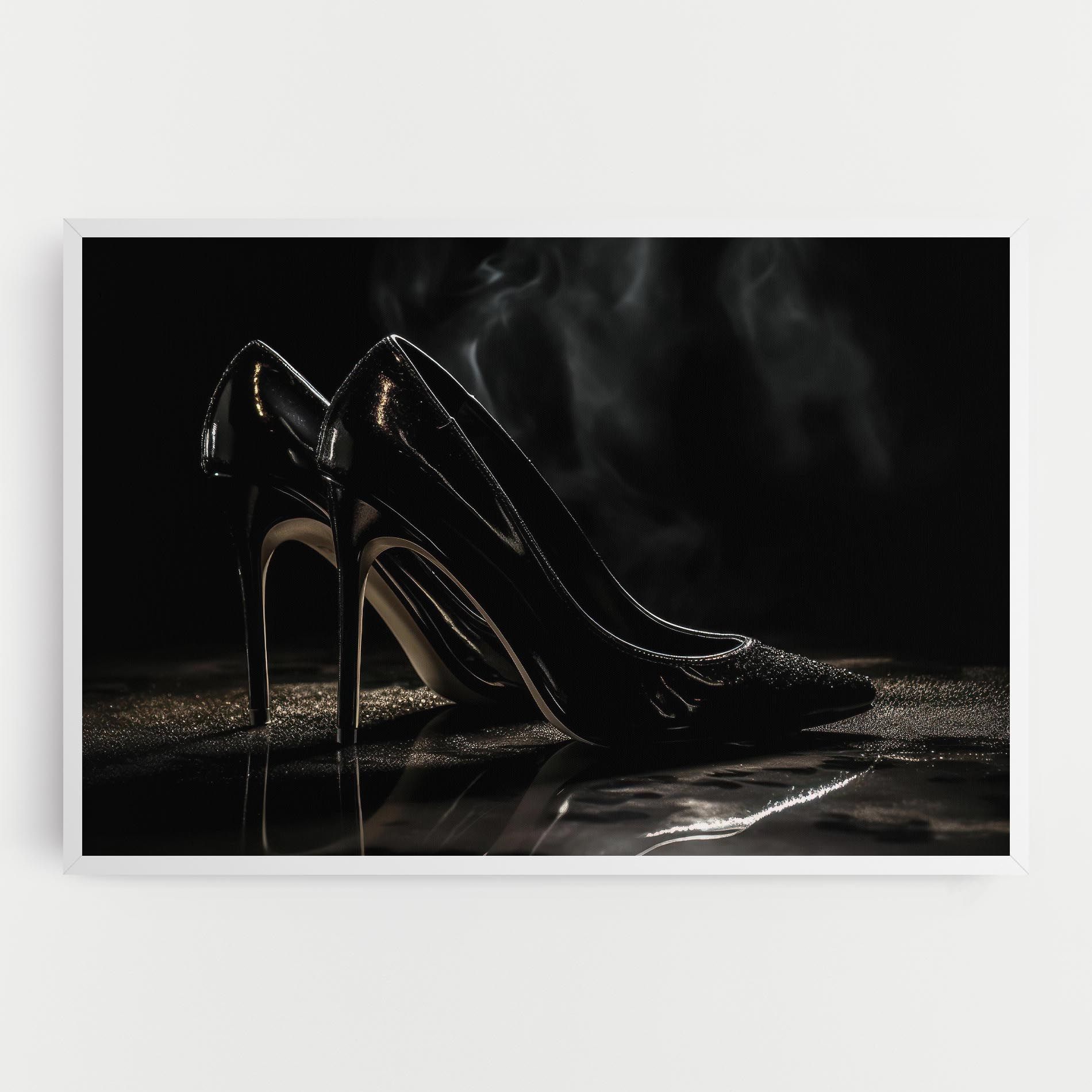 Black Leather Shoes mockup 0