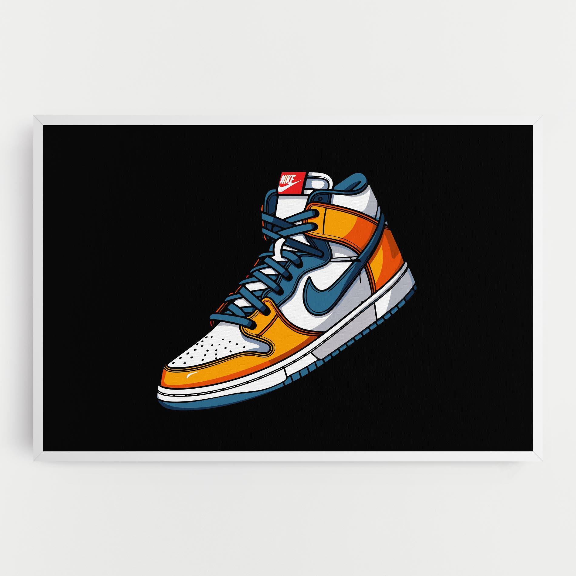 Картина на платно Nike Shoe mockup 0