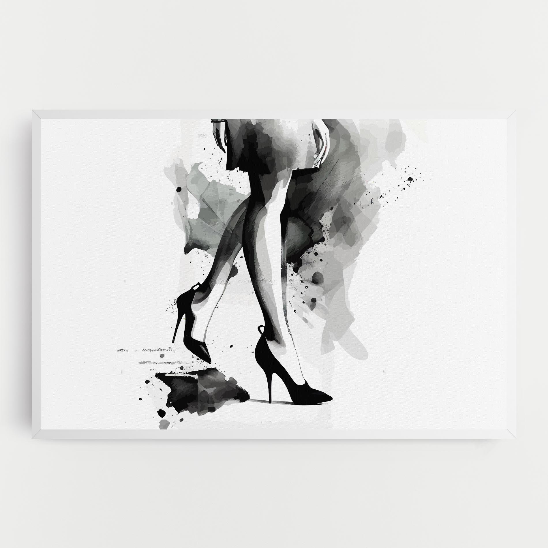 Картина на платно Watercolor Shoes mockup 0