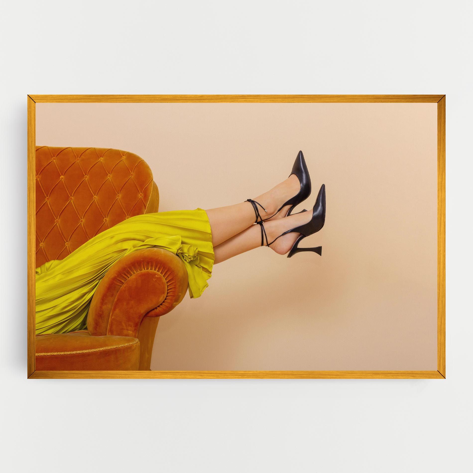 Black Heals On Cream mockup 0