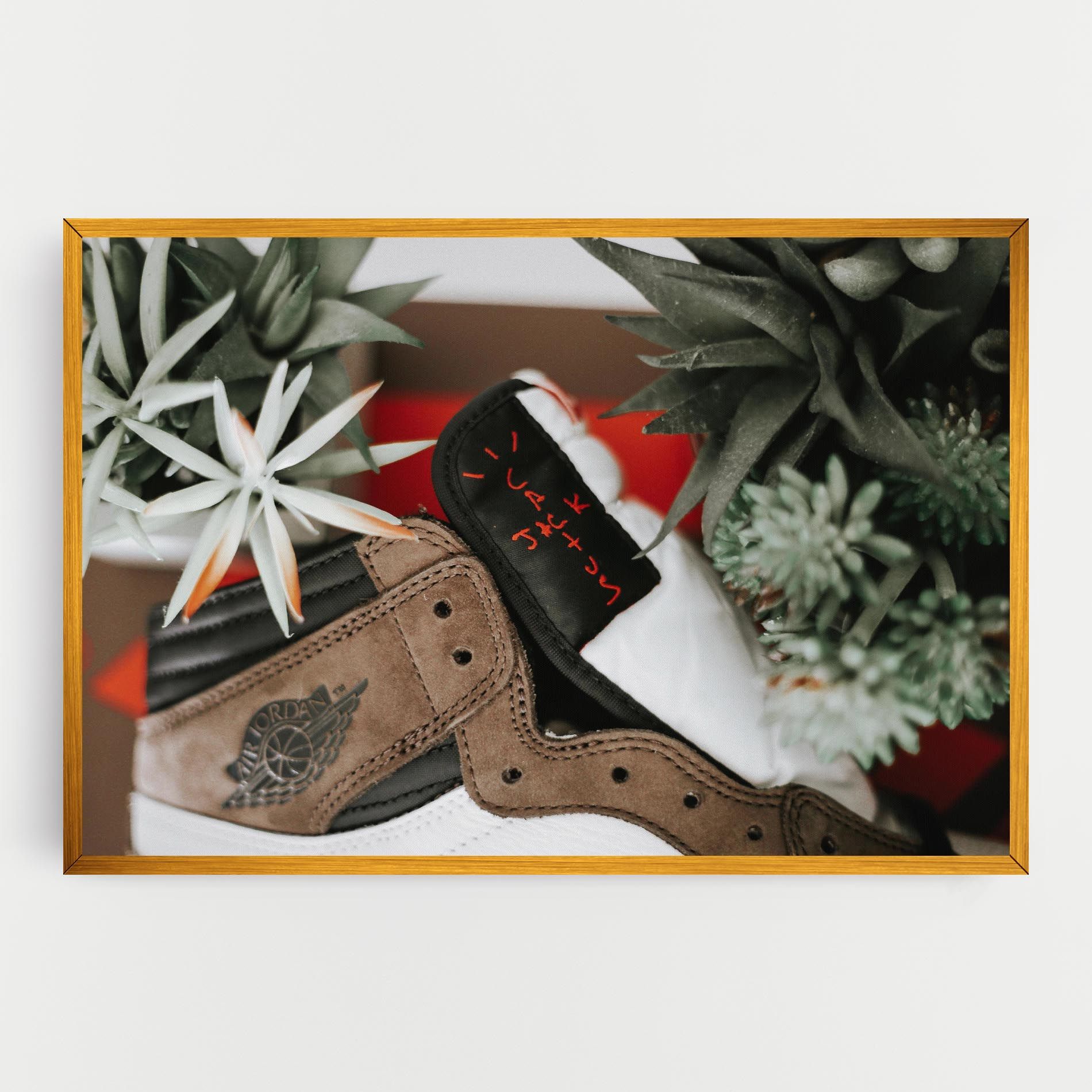 Brown Air Jordan mockup 0