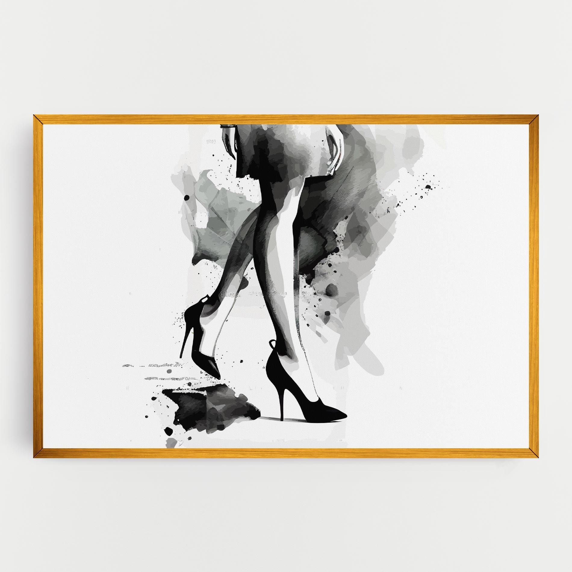 Watercolor Shoes mockup 0