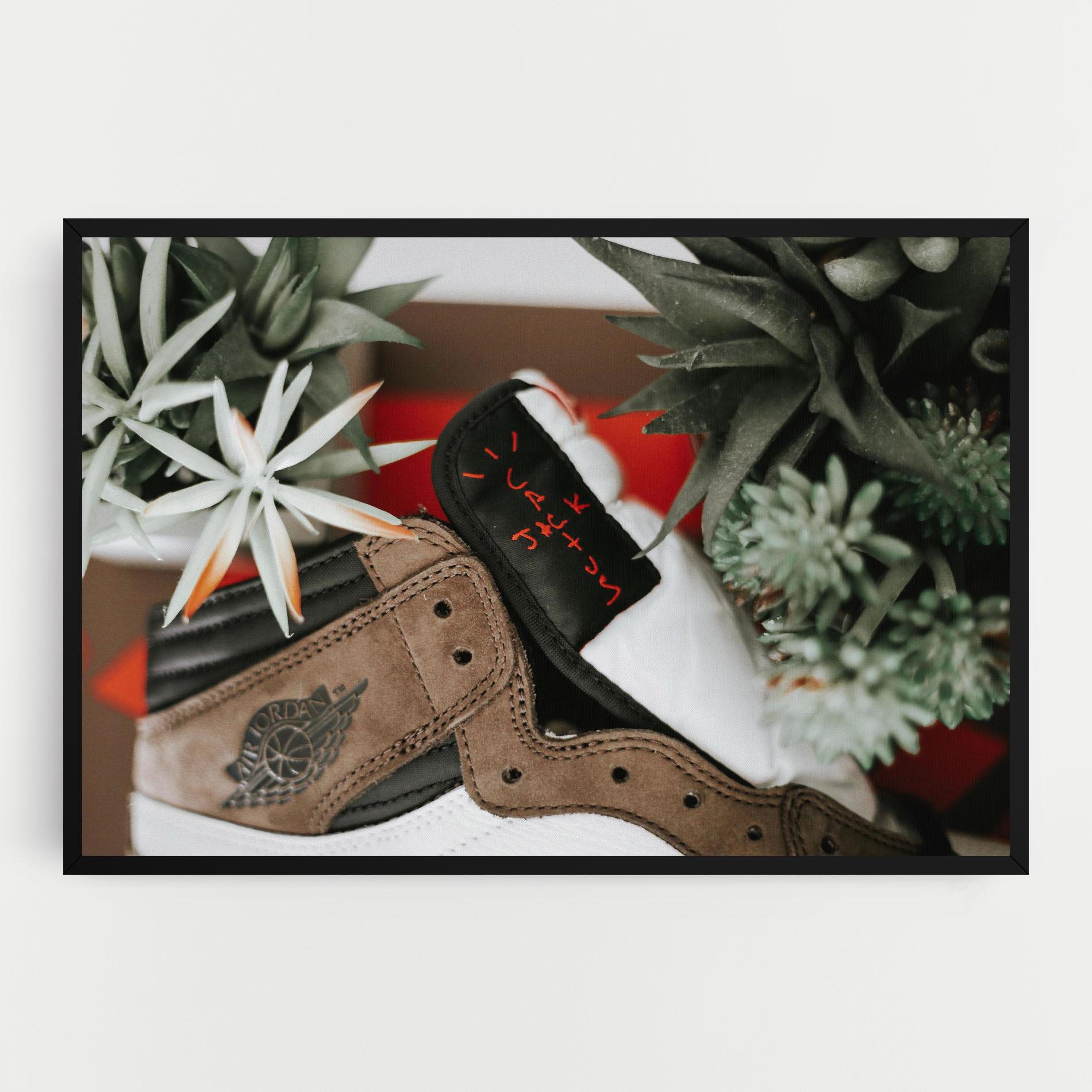 Картина на платно Brown Air Jordan mockup 0