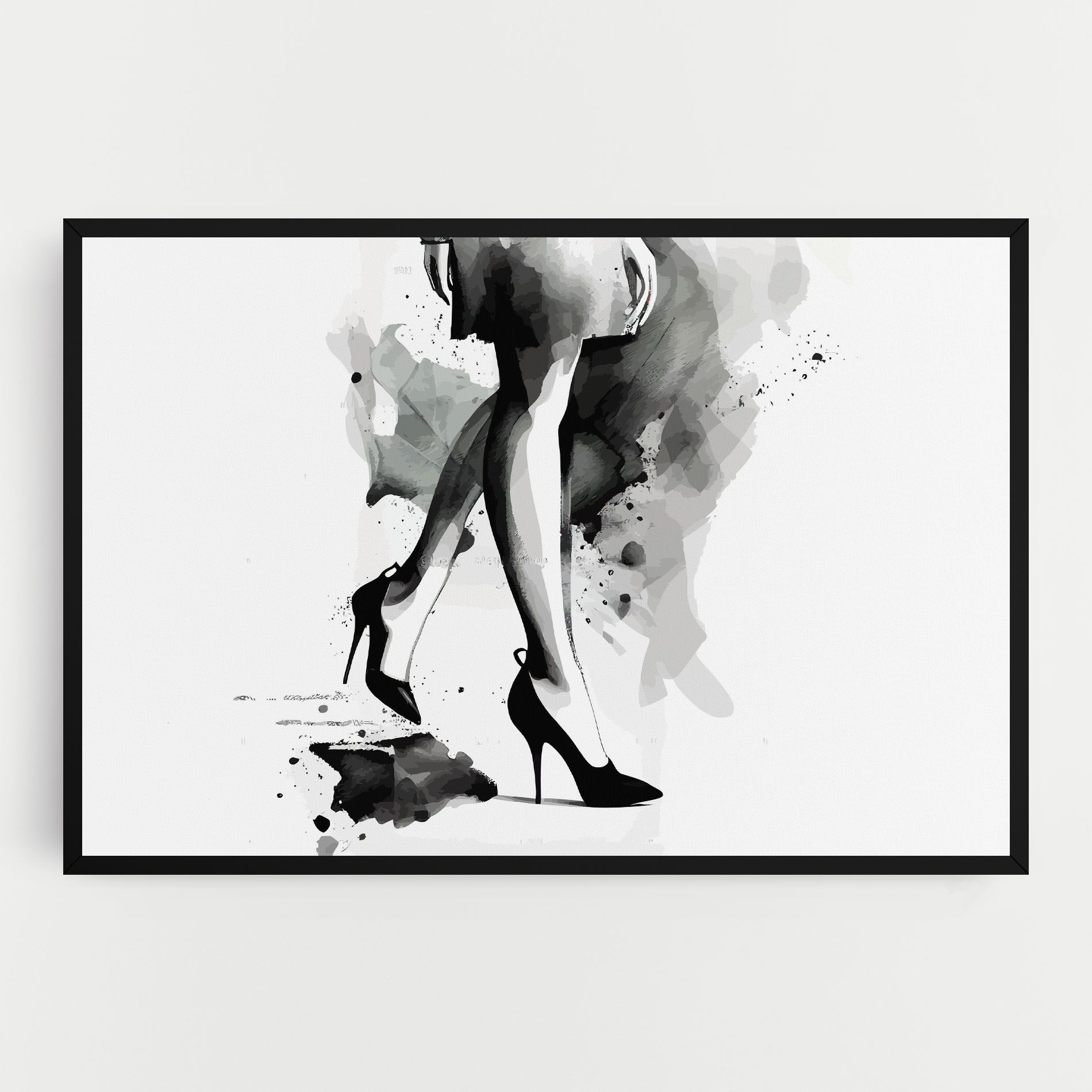 Watercolor Shoes mockup 0