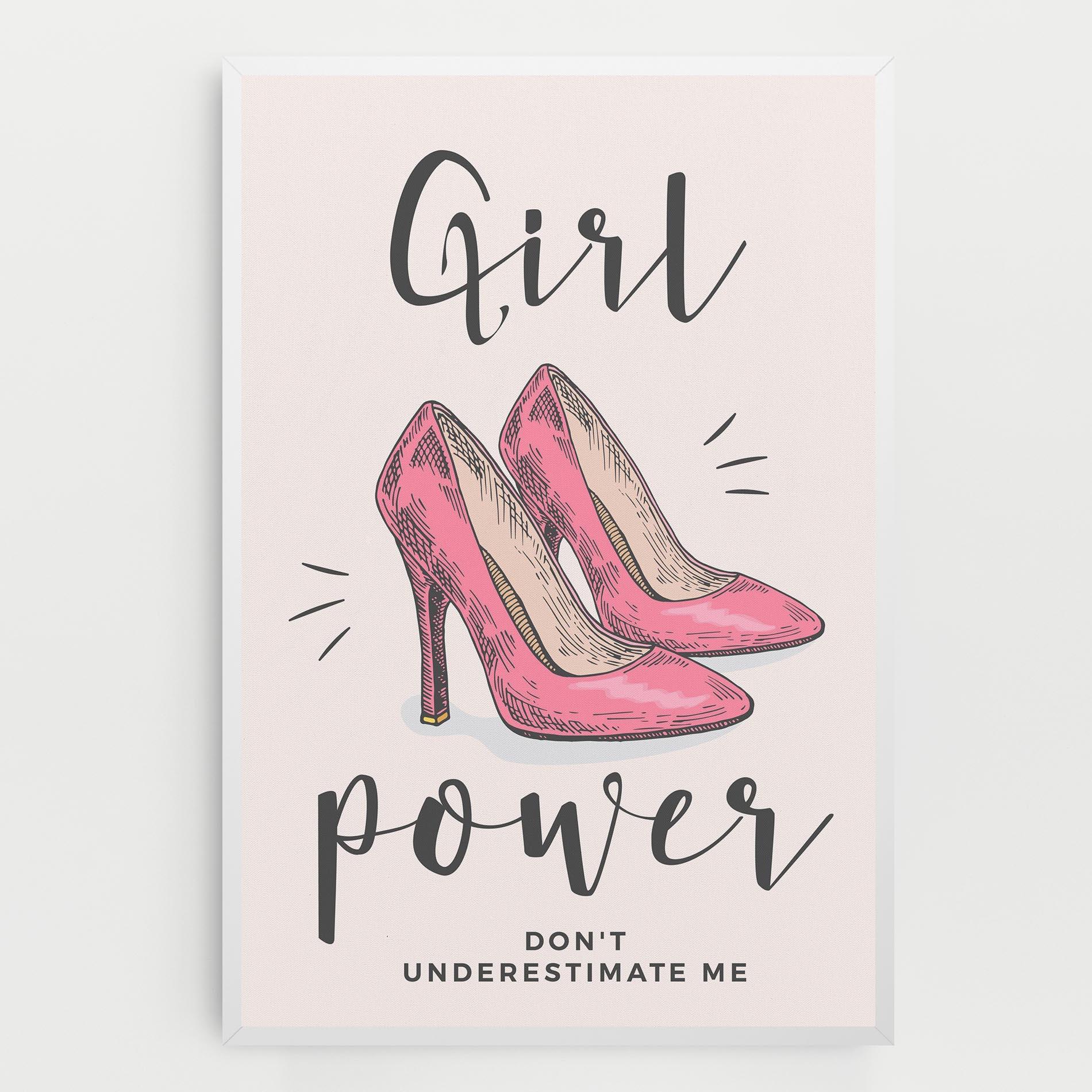 Картина на платно Girl Power mockup 0