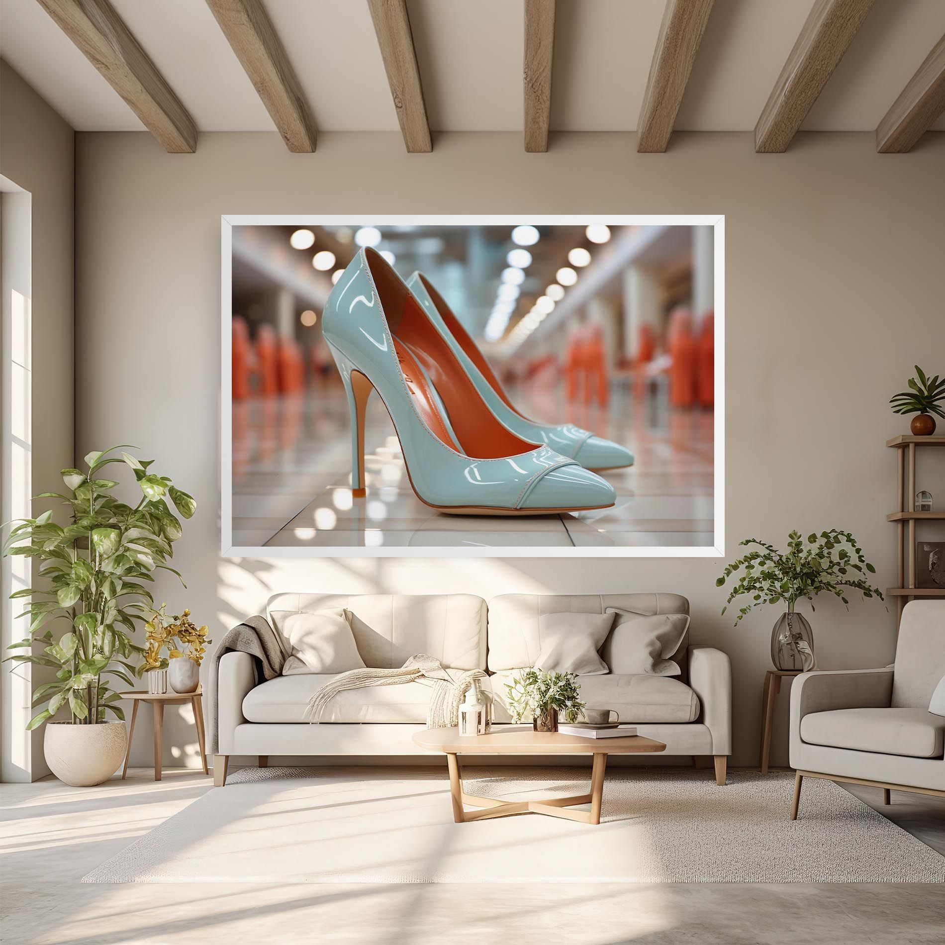 Light Blue Heels mockup 6