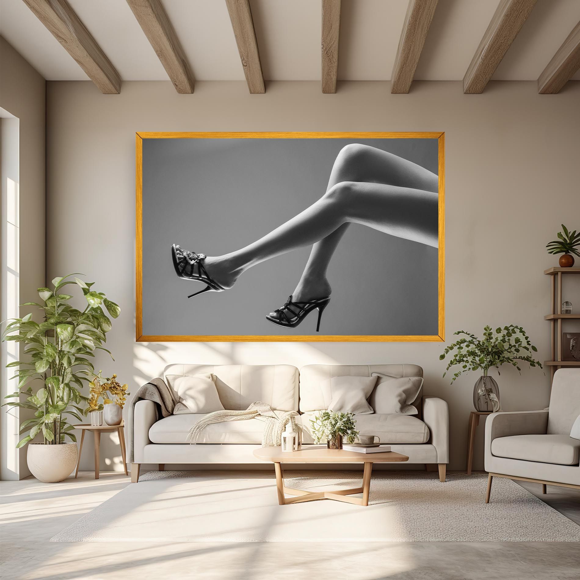 Black Shoes On Grey mockup 6