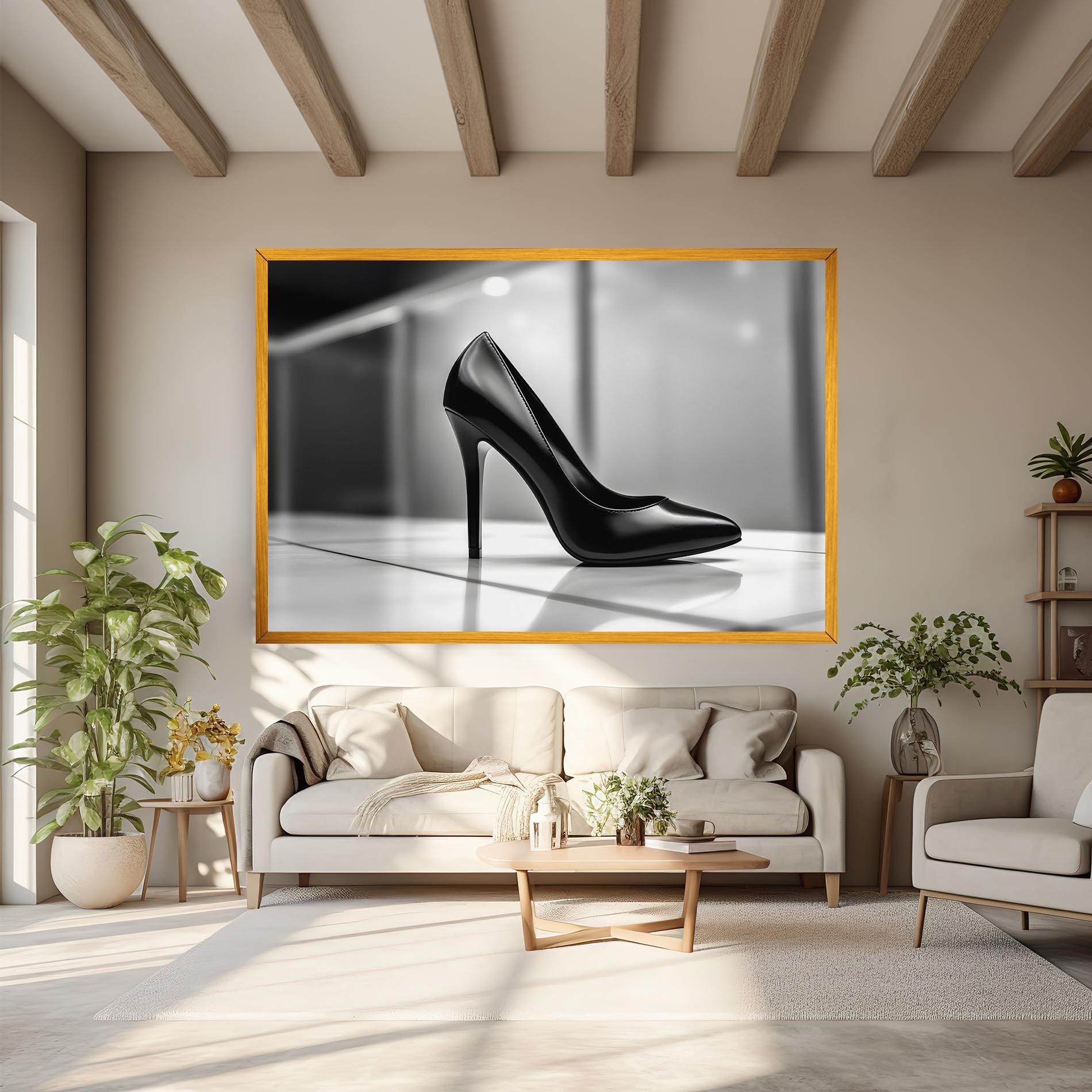 Картина на платно Black Unique Design mockup 6