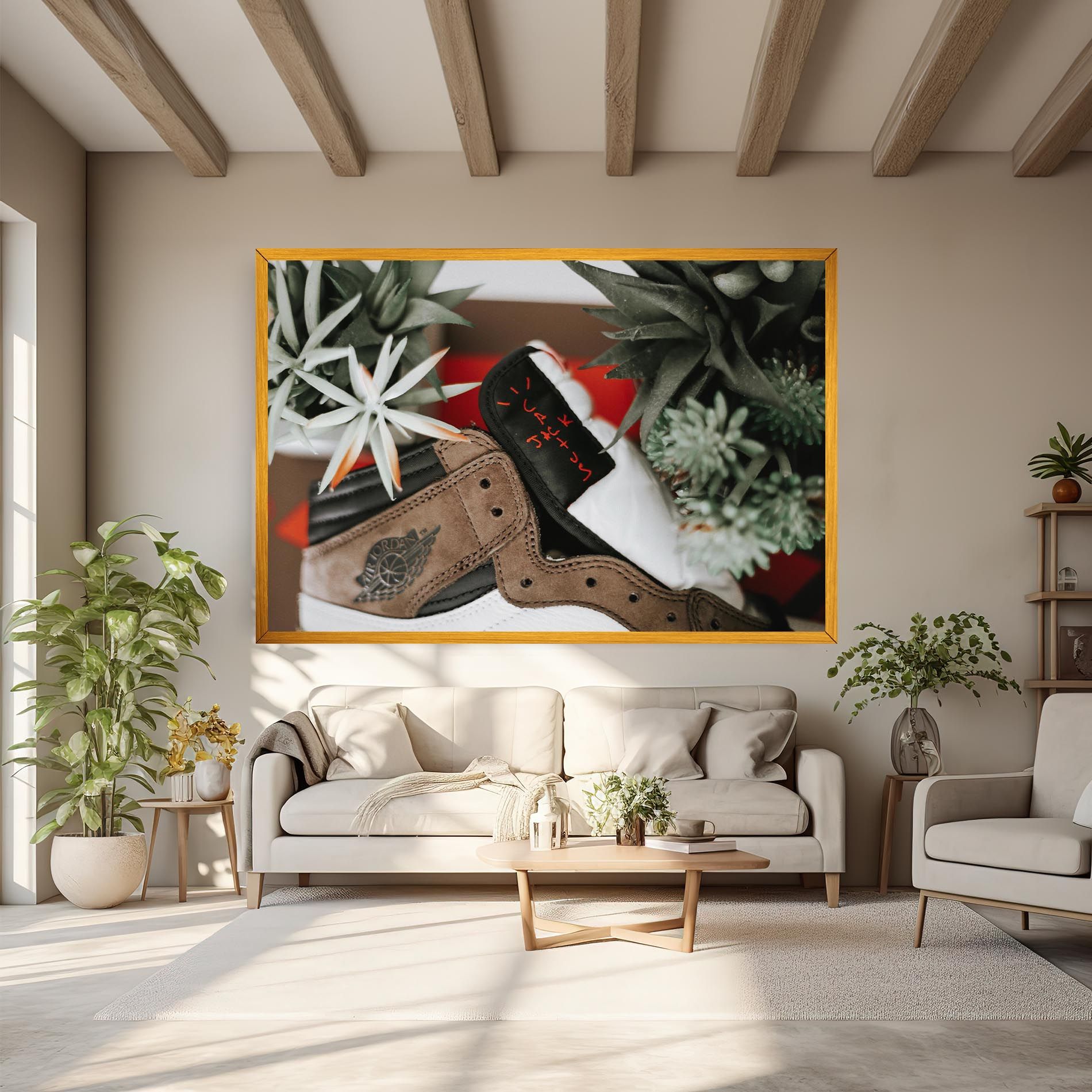 Brown Air Jordan mockup 6