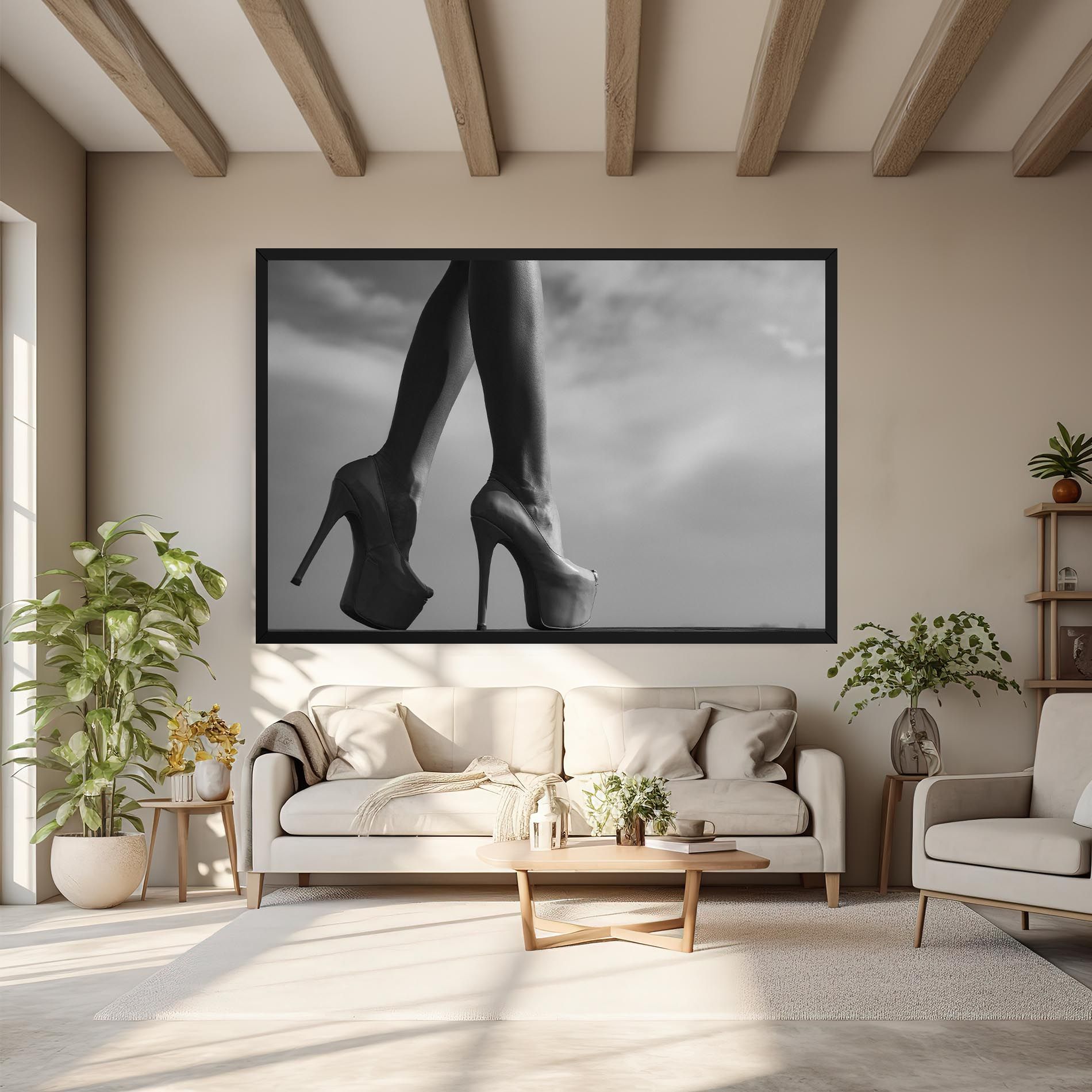 Heels Sky Background mockup 6