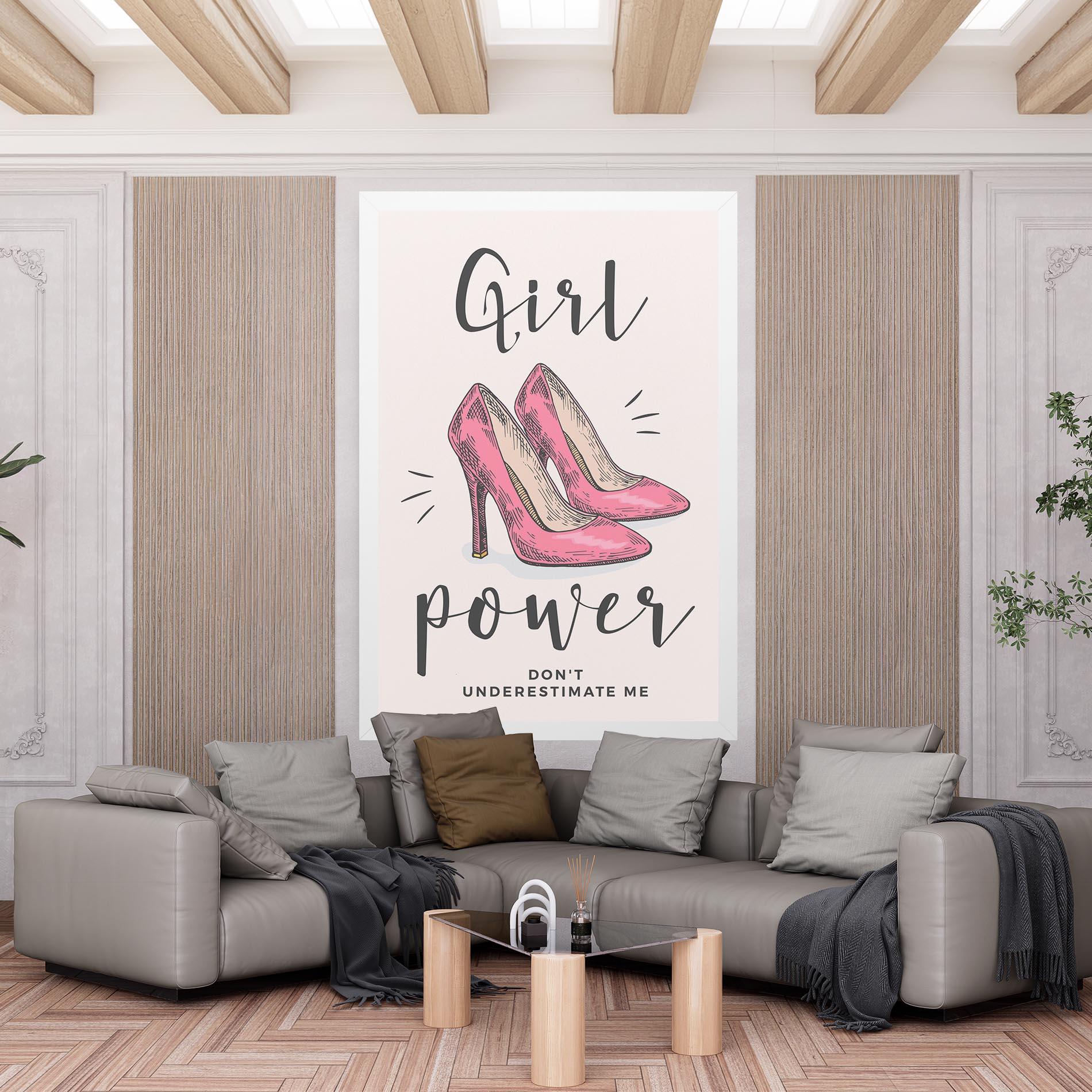 Картина на платно Girl Power mockup 6