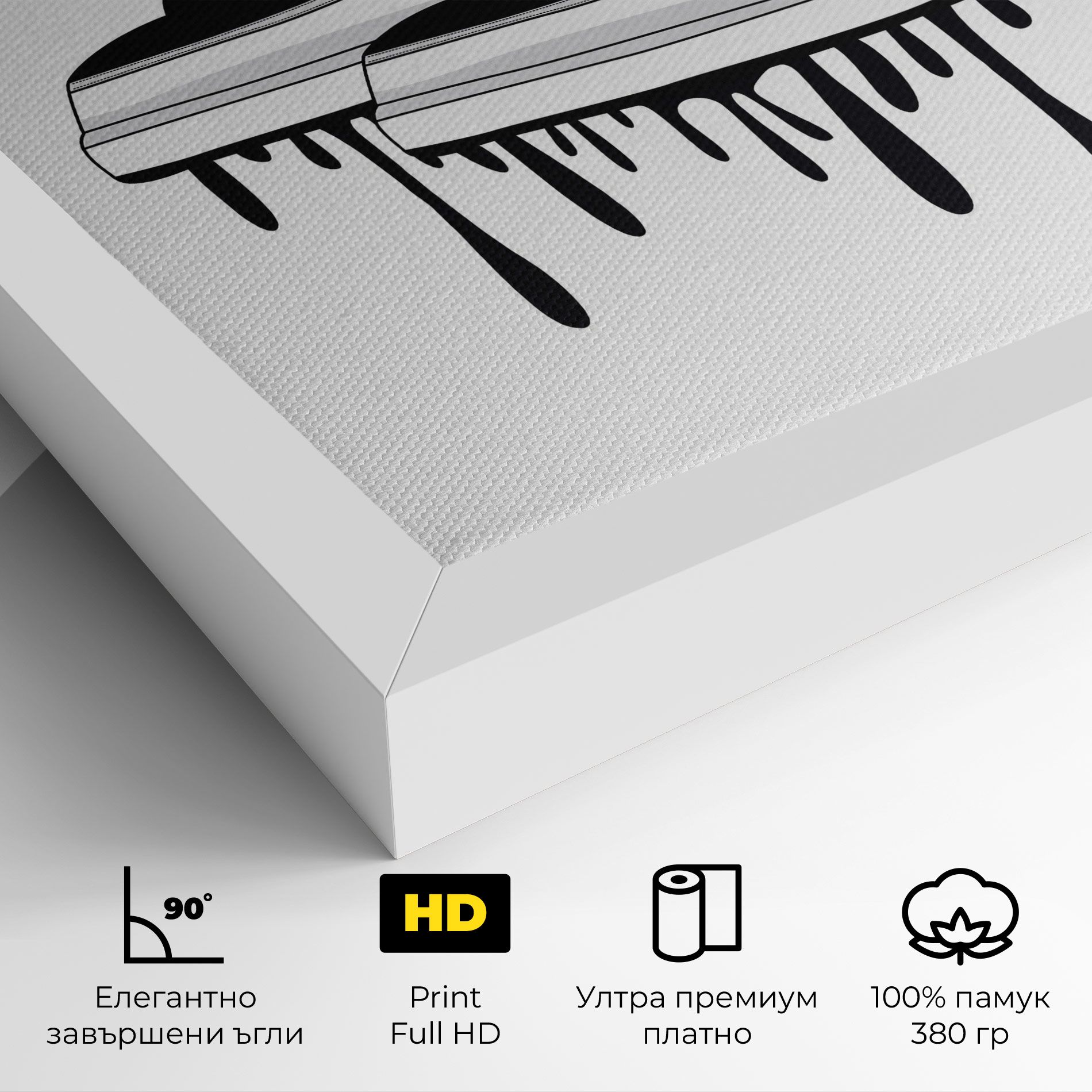 Black White Shoes mockup 4