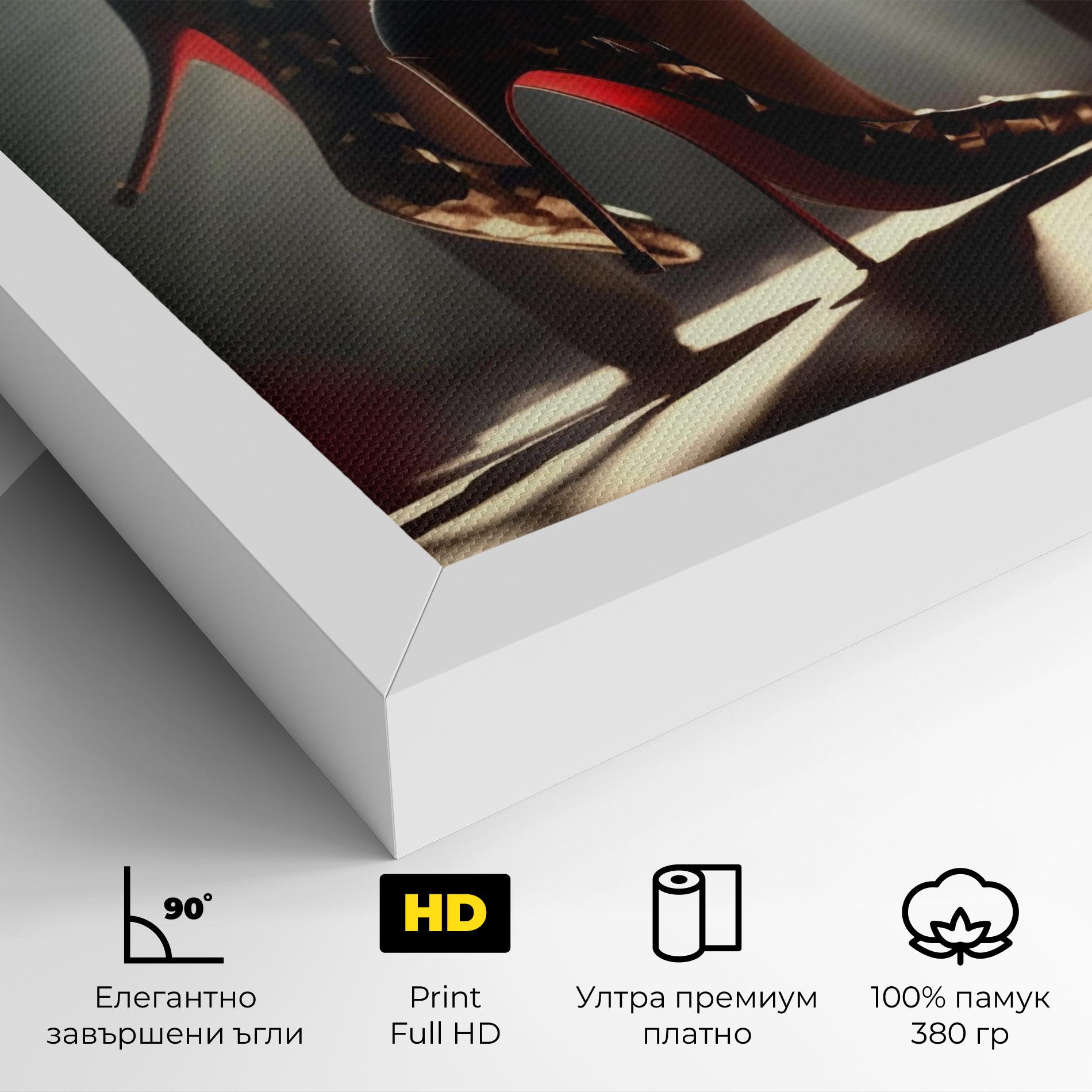 Картина на платно Heels In The Sun mockup 4
