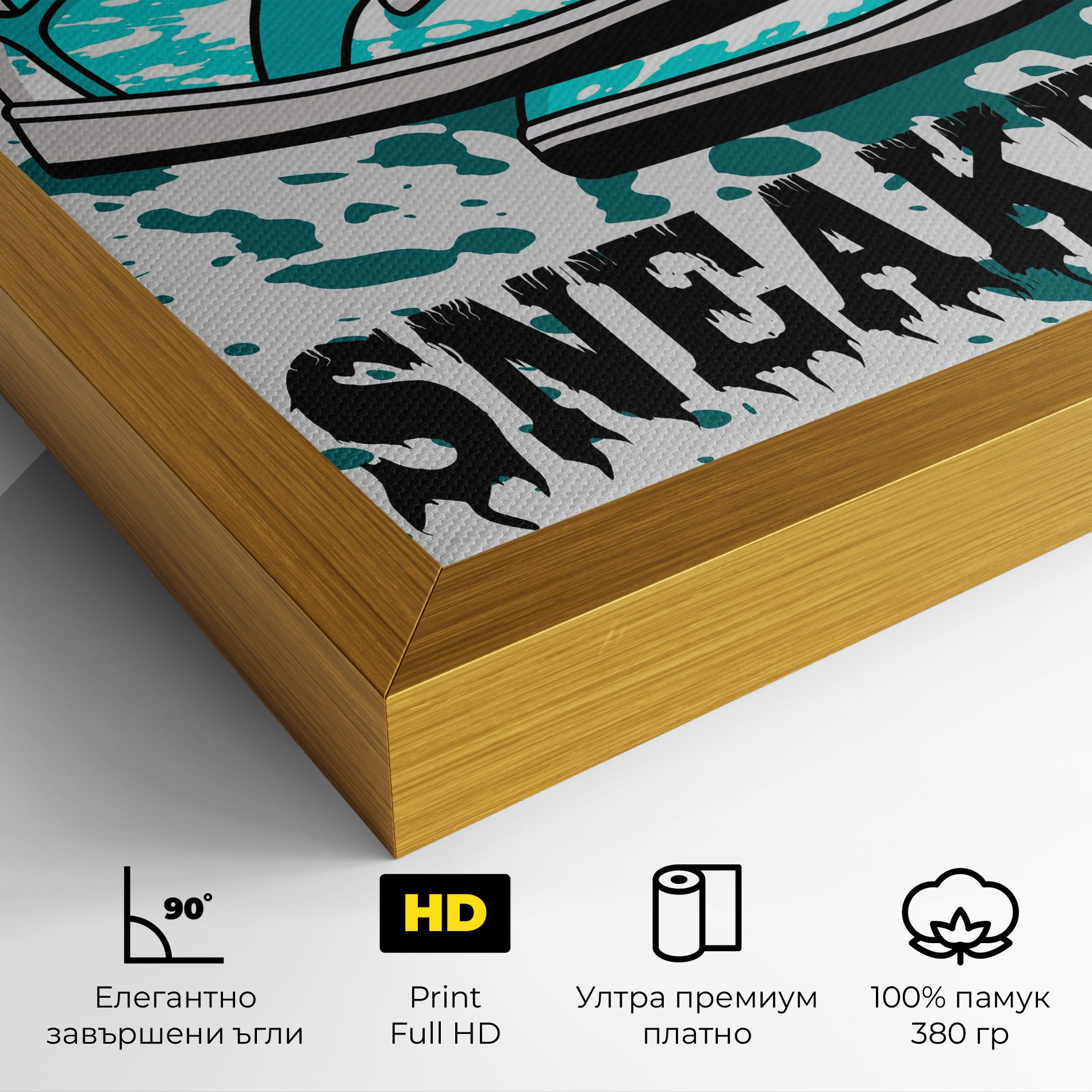 Light Blue Sneakers mockup 4