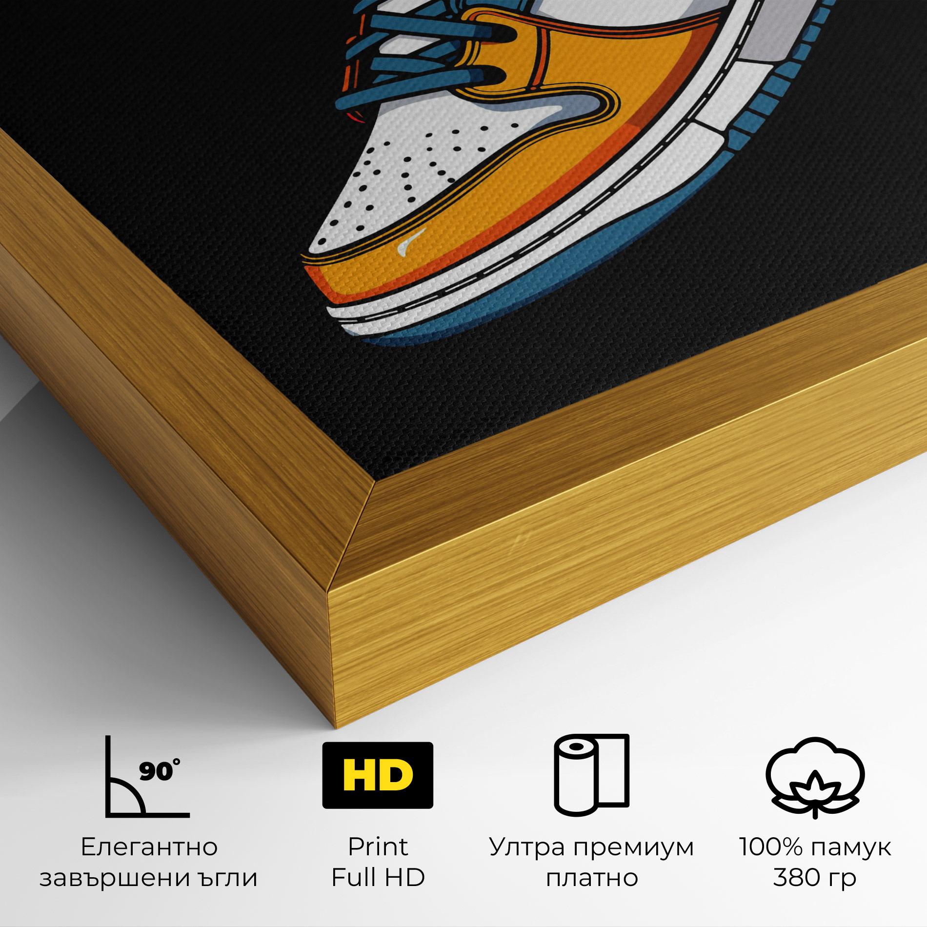 Картина на платно Nike Shoe mockup 4