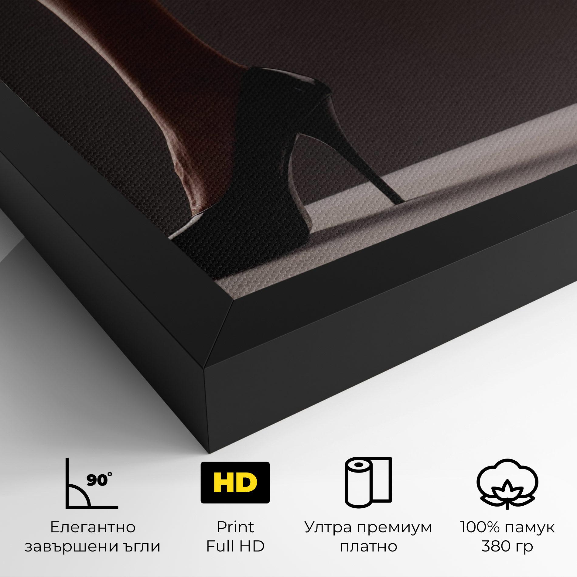 Картина на платно Black High Heels mockup 4