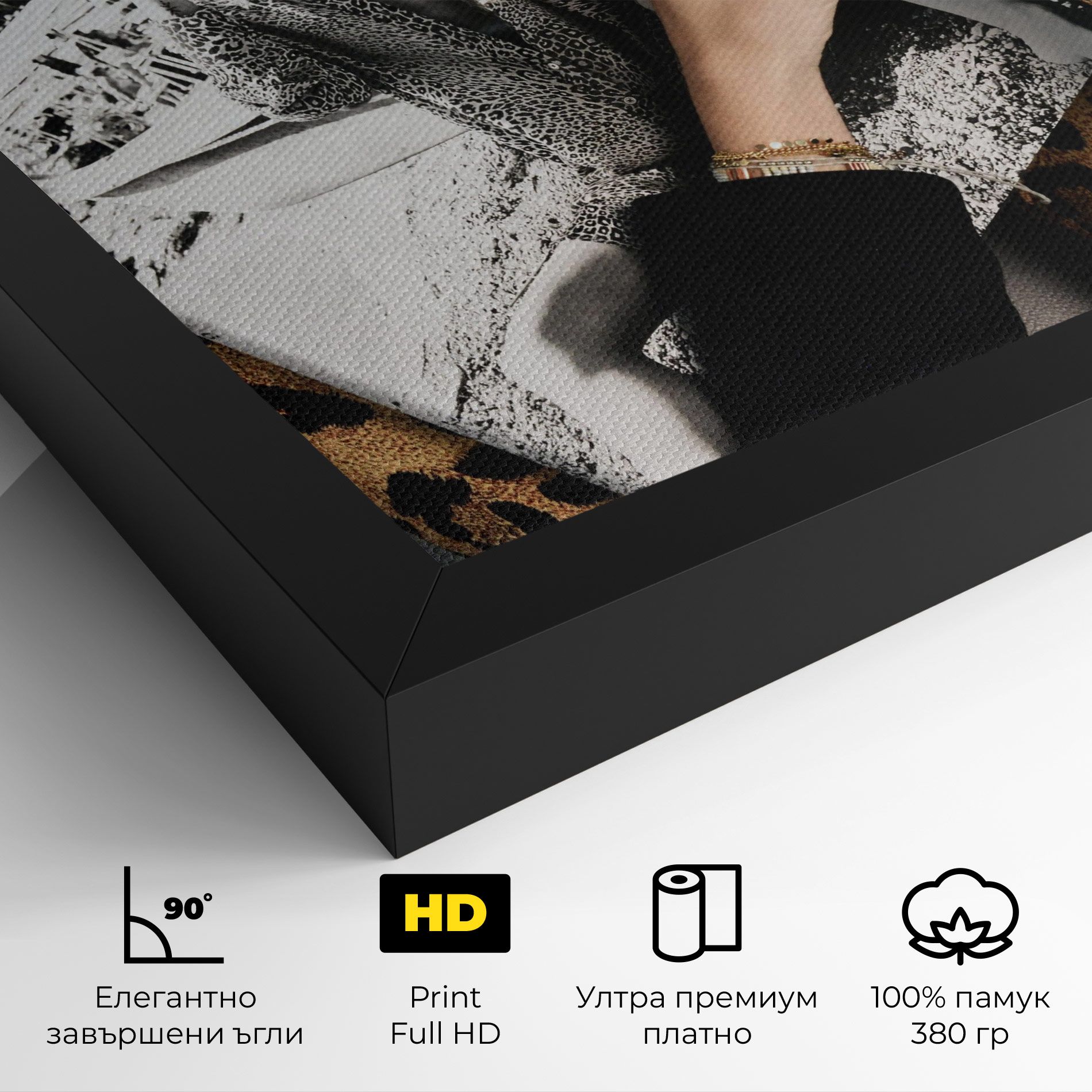 Black Shoes Holding Coffee mockup 4