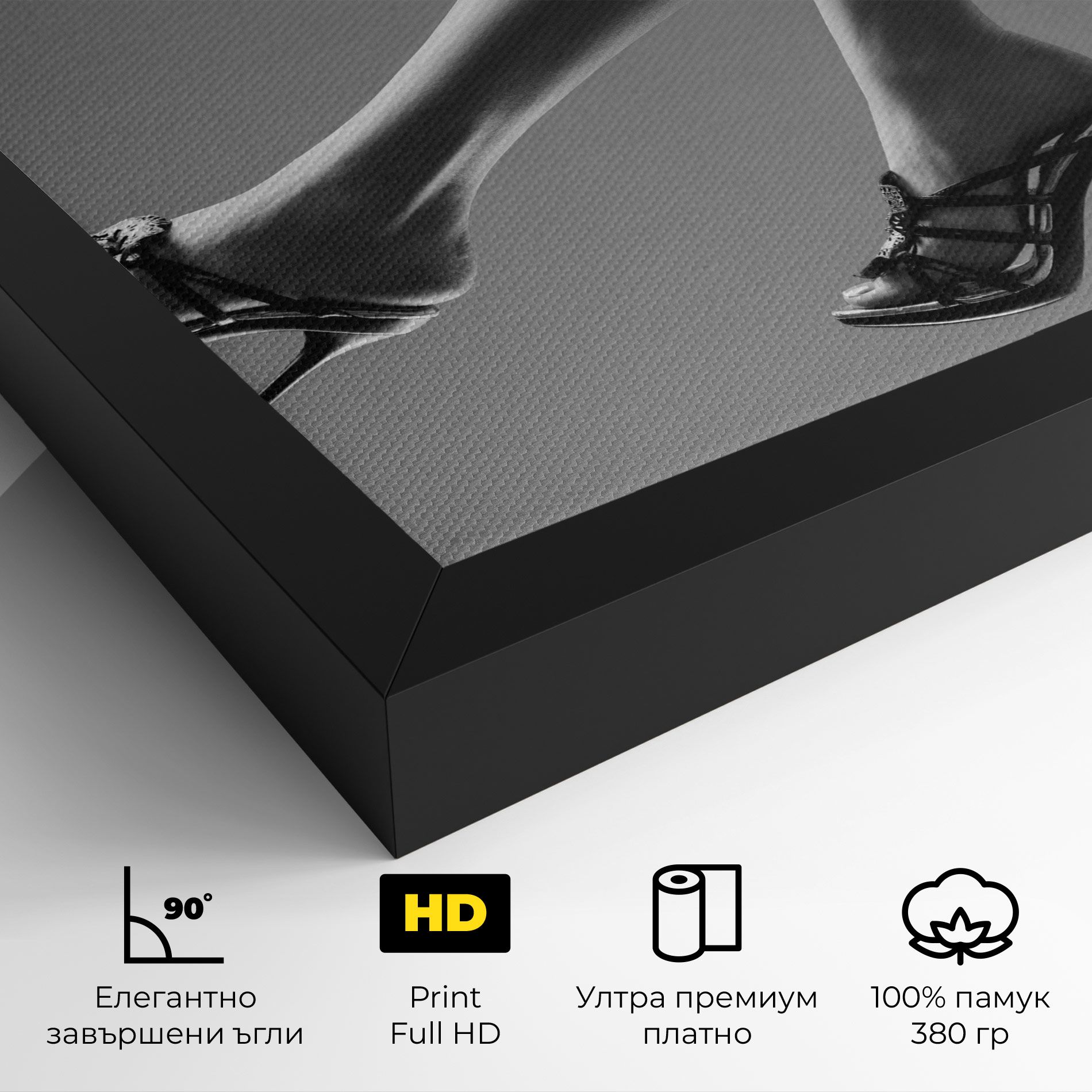 Black Shoes On Grey mockup 4