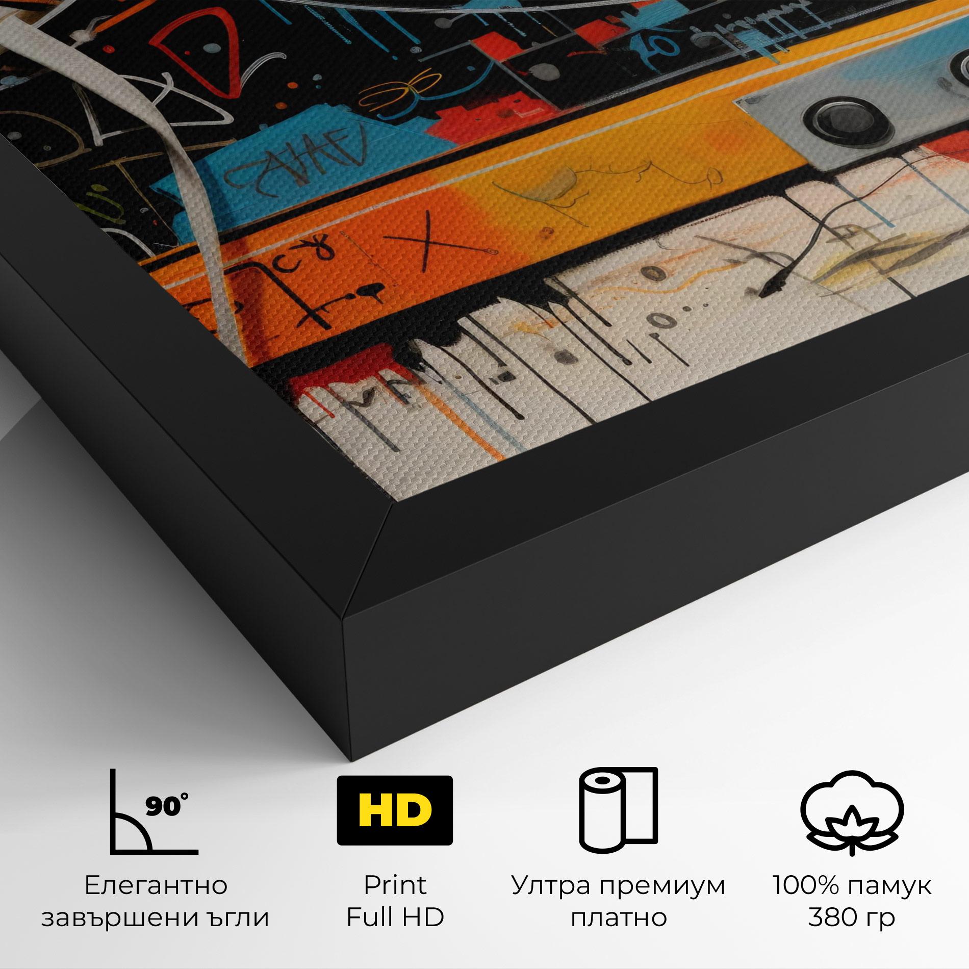 Картина на платно Teenager Sneakers mockup 4