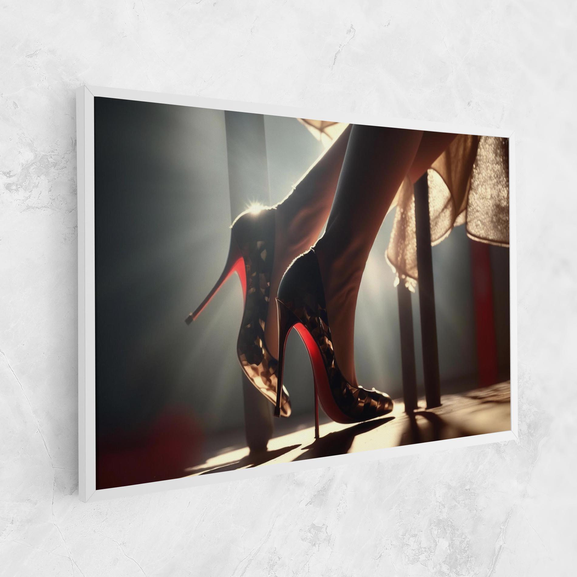 Картина на платно Heels In The Sun mockup 1