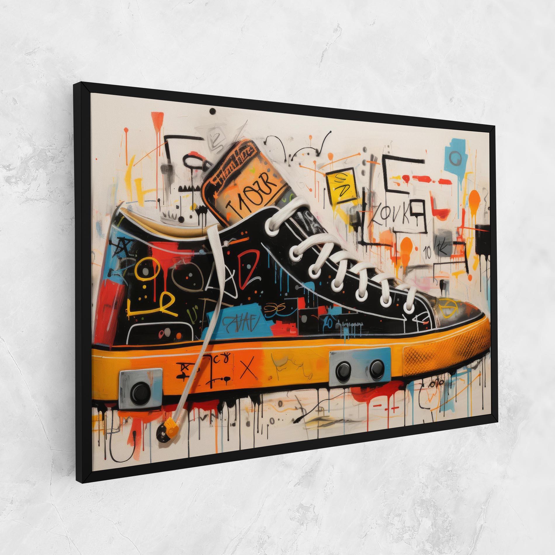 Картина на платно Teenager Sneakers mockup 1