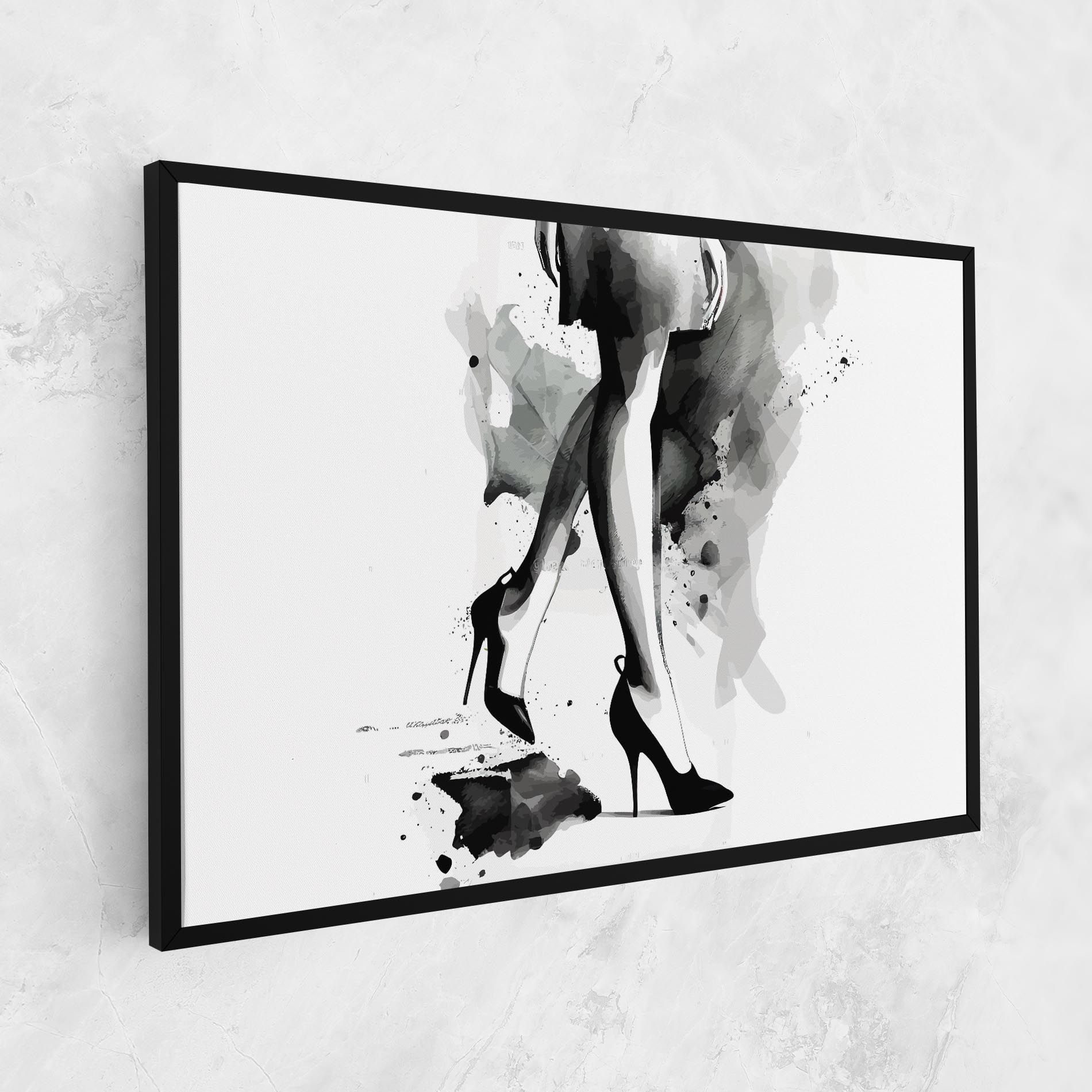 Watercolor Shoes mockup 1