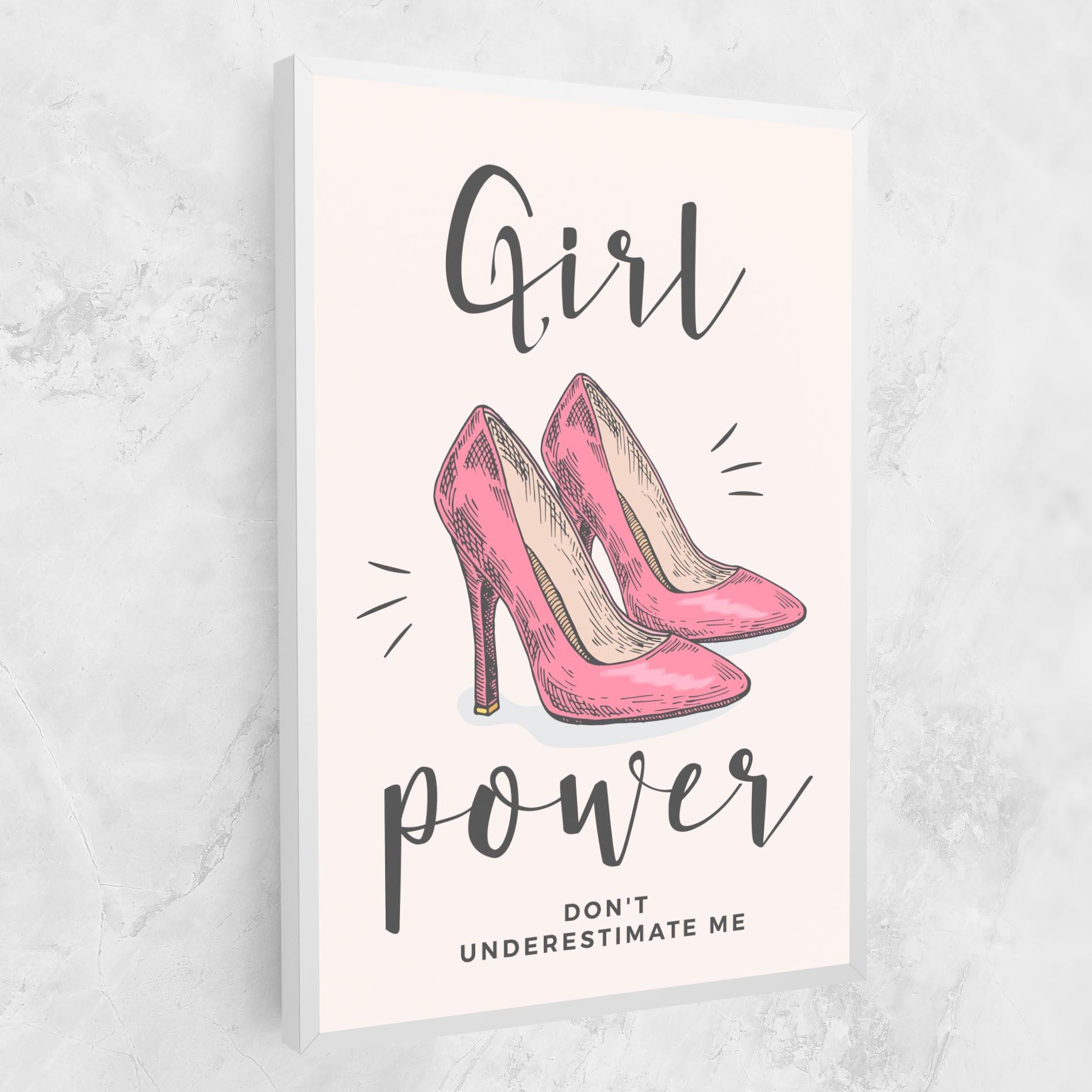 Картина на платно Girl Power mockup 1