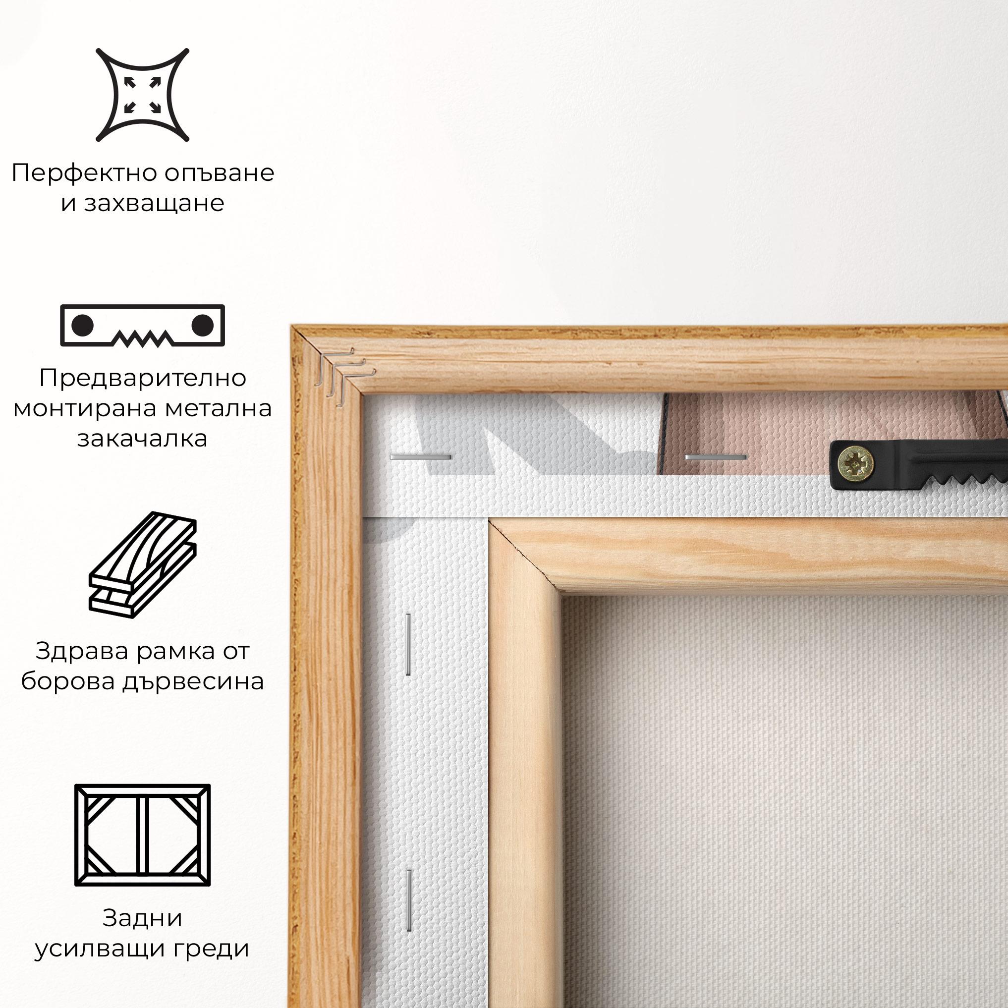 Картина на платно Black Woman Shoes mockup 5