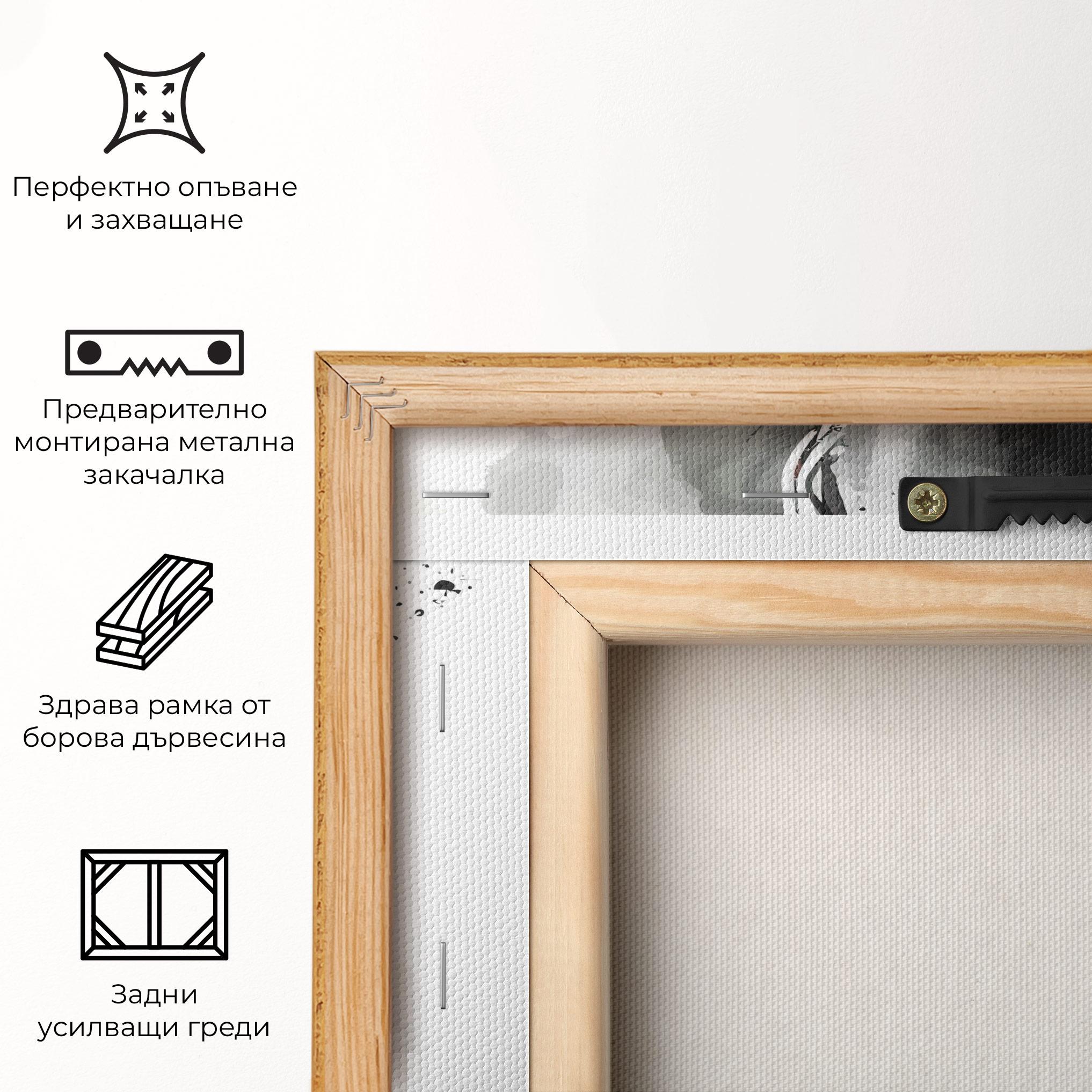 Картина на платно Watercolor Shoes mockup 5