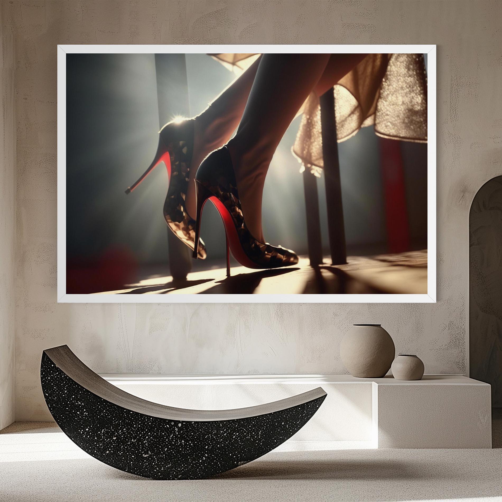 Картина на платно Heels In The Sun mockup 8